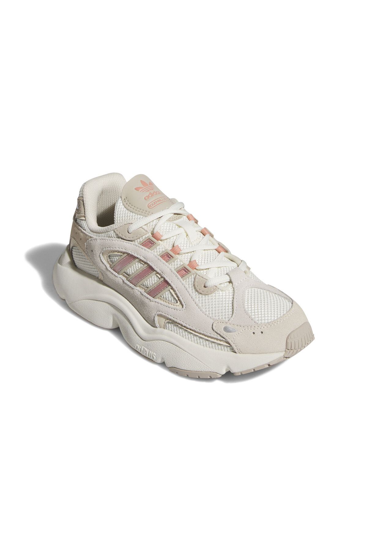 اسنیکر کرمی زنانه کفش ورزشی بژ Ozmillen IE4010 adidas