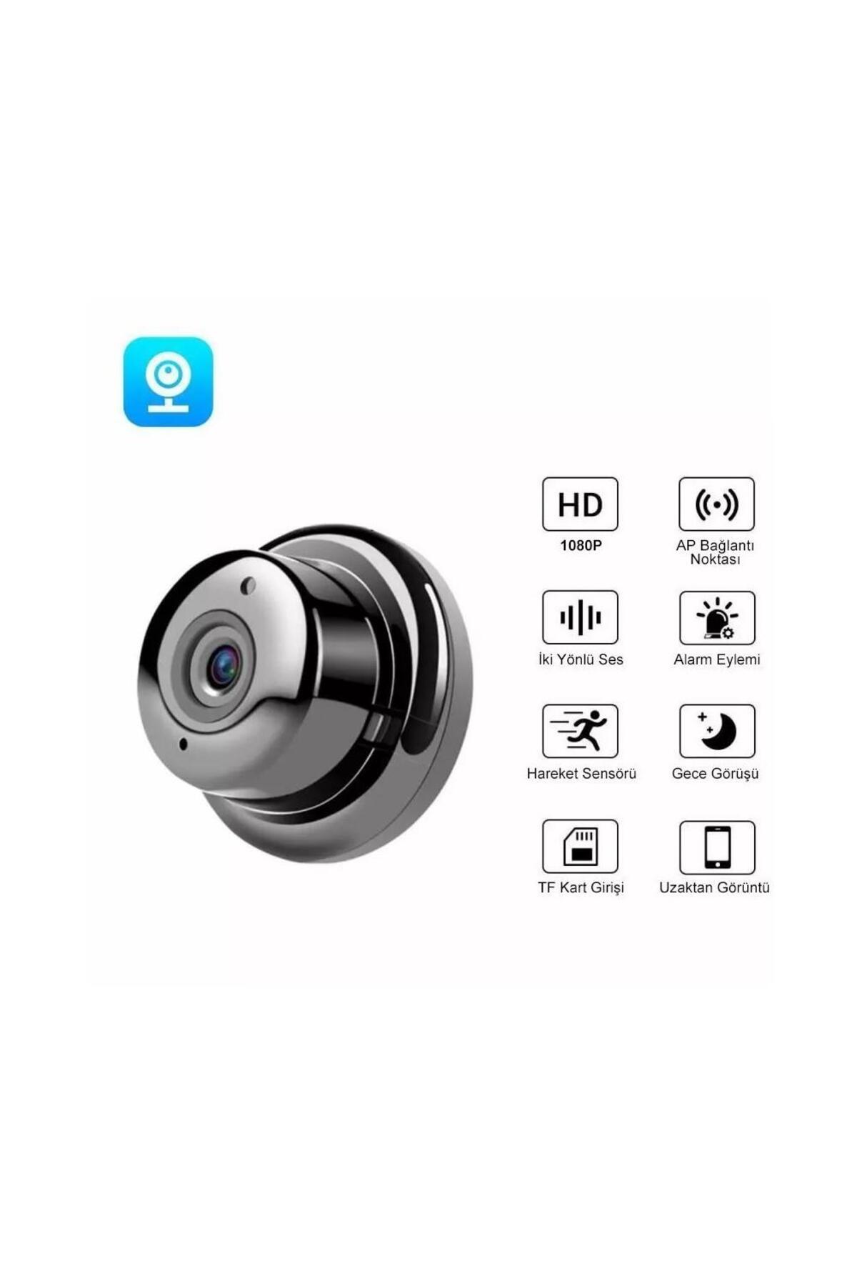 Powermaster Pm-4792 V380 Gece Görüşlü Mikrofonlu 1080p Mini Wifi Ip Kamera fotoğrafı 7 (önizleme)