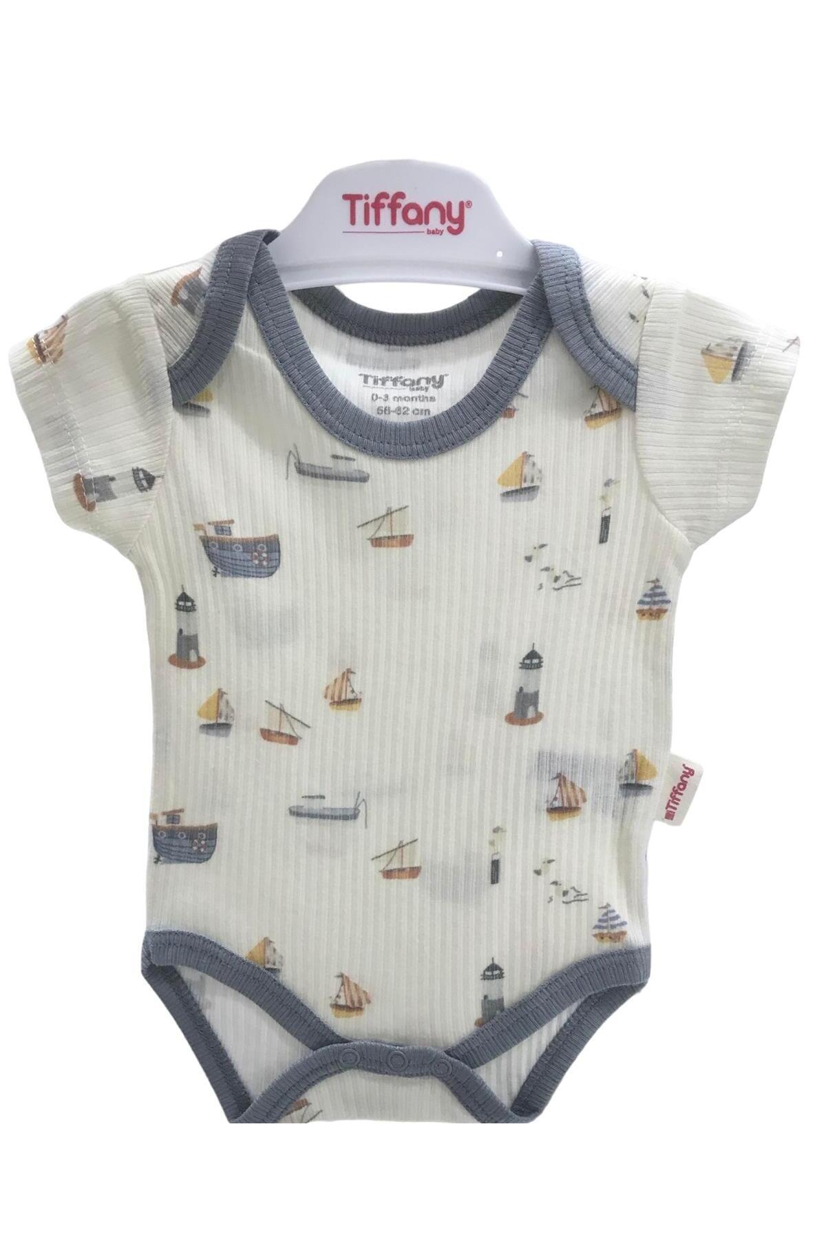 تیفانی تم کشتی‌های آستین کوتاه بدن