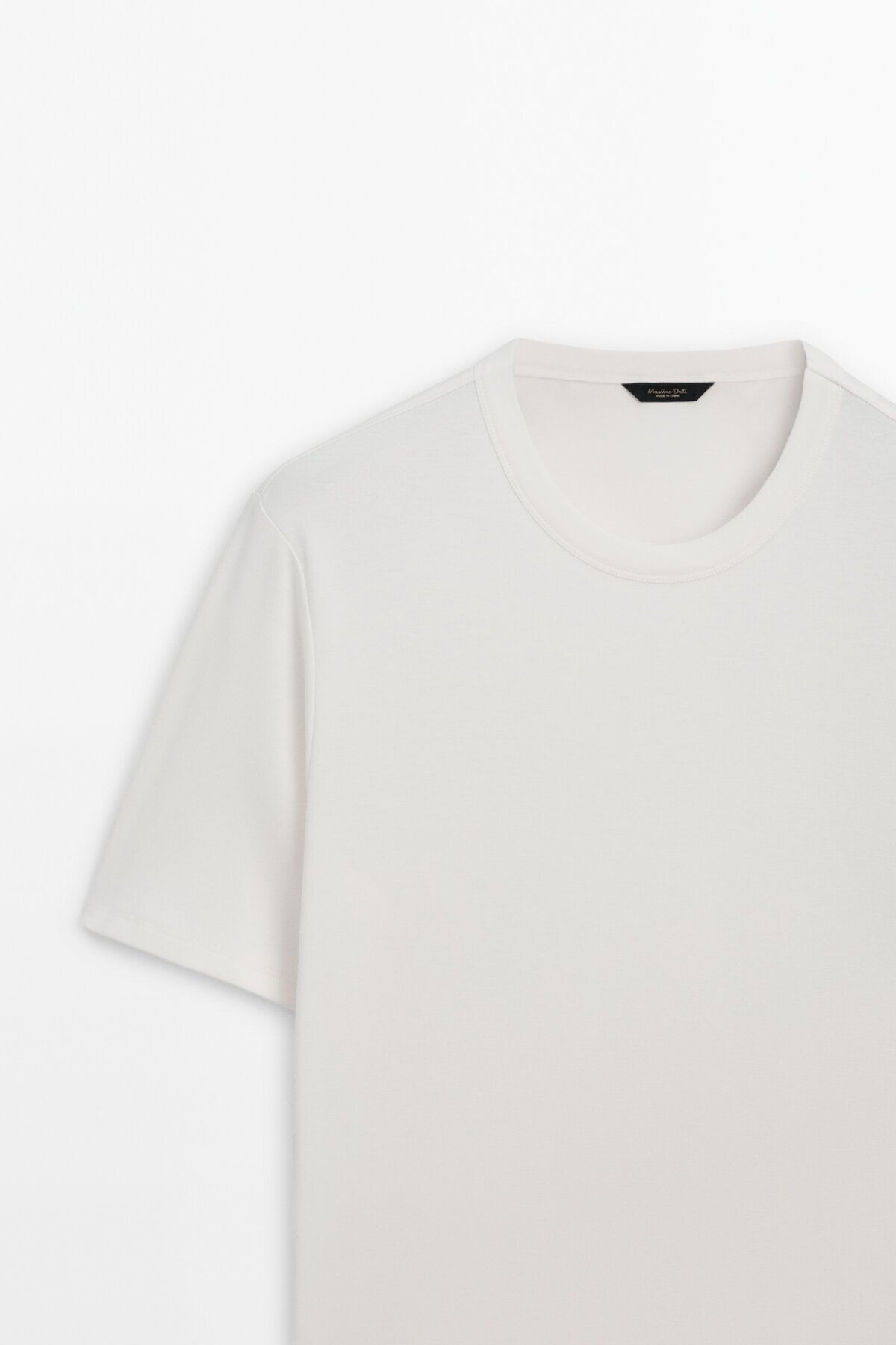 تی شرت مردانه آستین کوتاه پنبه Massimo Dutti