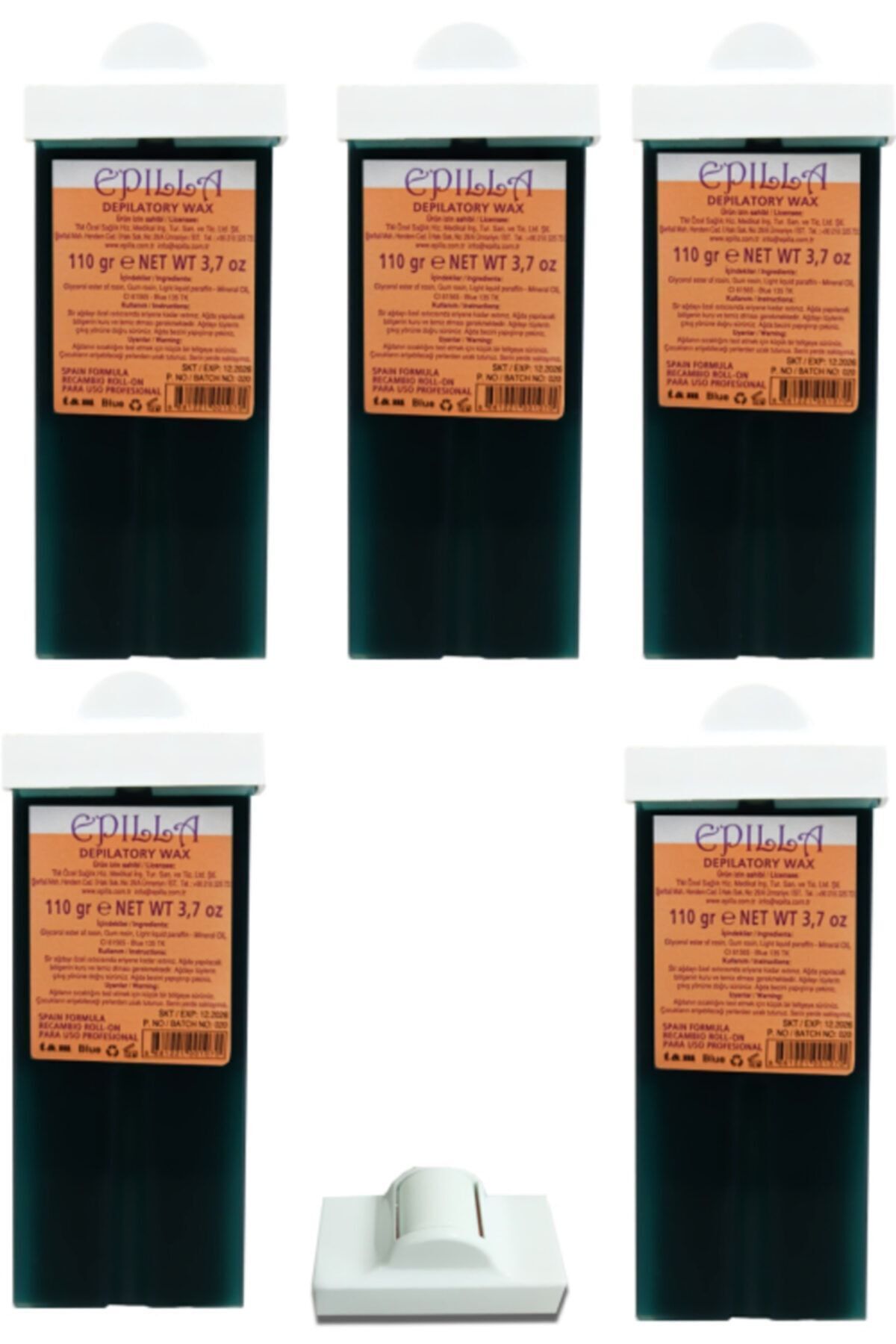 Epilla Ince Dar Başlıklı Kaş Bıyık Ağdası,kartuş Sir Ağda-mavi 110 Gr — 76943377