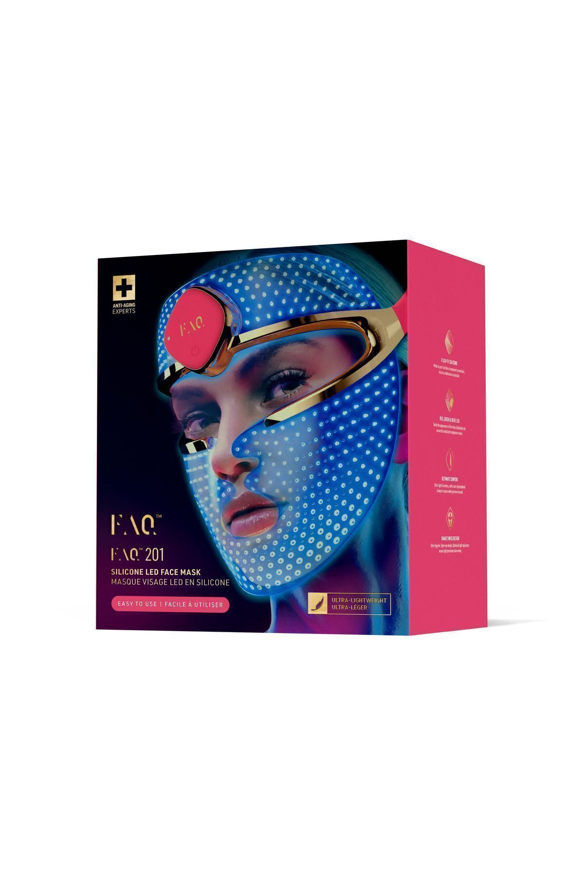 FAQ™ 201 Yaşlanma Karşıtı Silikon LED Yüz Maskesi