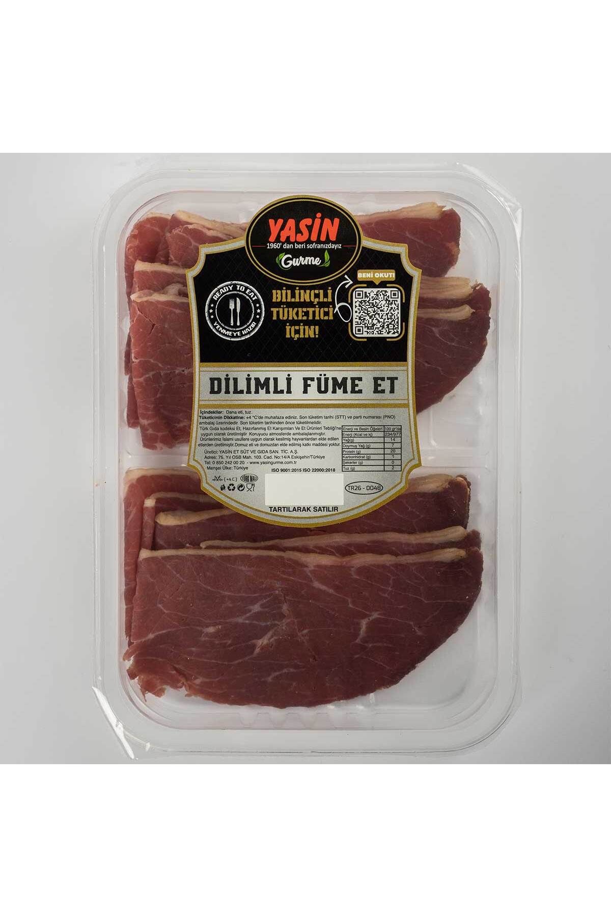 YASİN Dilimli Füme Et 120 gr (%100 DANA ETİ)