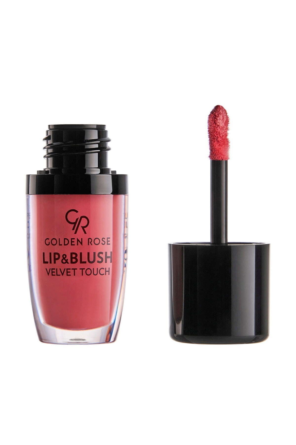 لب و رژگونه Velvet No: 04 Baby Pink - Lipstick & Blush - 8691190762049 Golden Rose