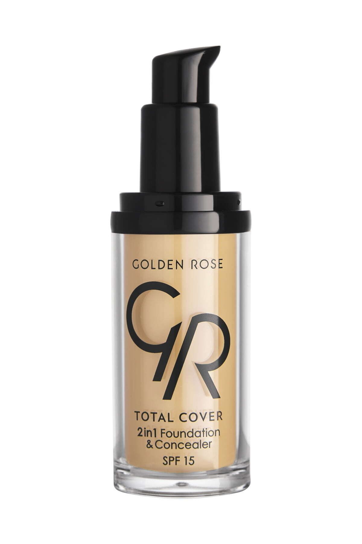 فونداسیون و کانسیلر Total Cover 2in1 No: 03 Almond - Foundation & Concealer - 8691190963637 Golden Rose