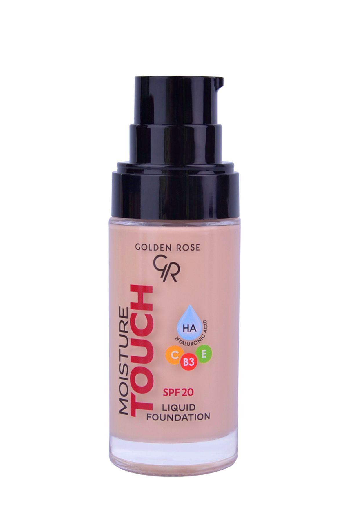 فونداسیون مایع Moisture Touch Spf20 No: 103 Foundation with Moisturizing - 8691190533687 Golden Rose