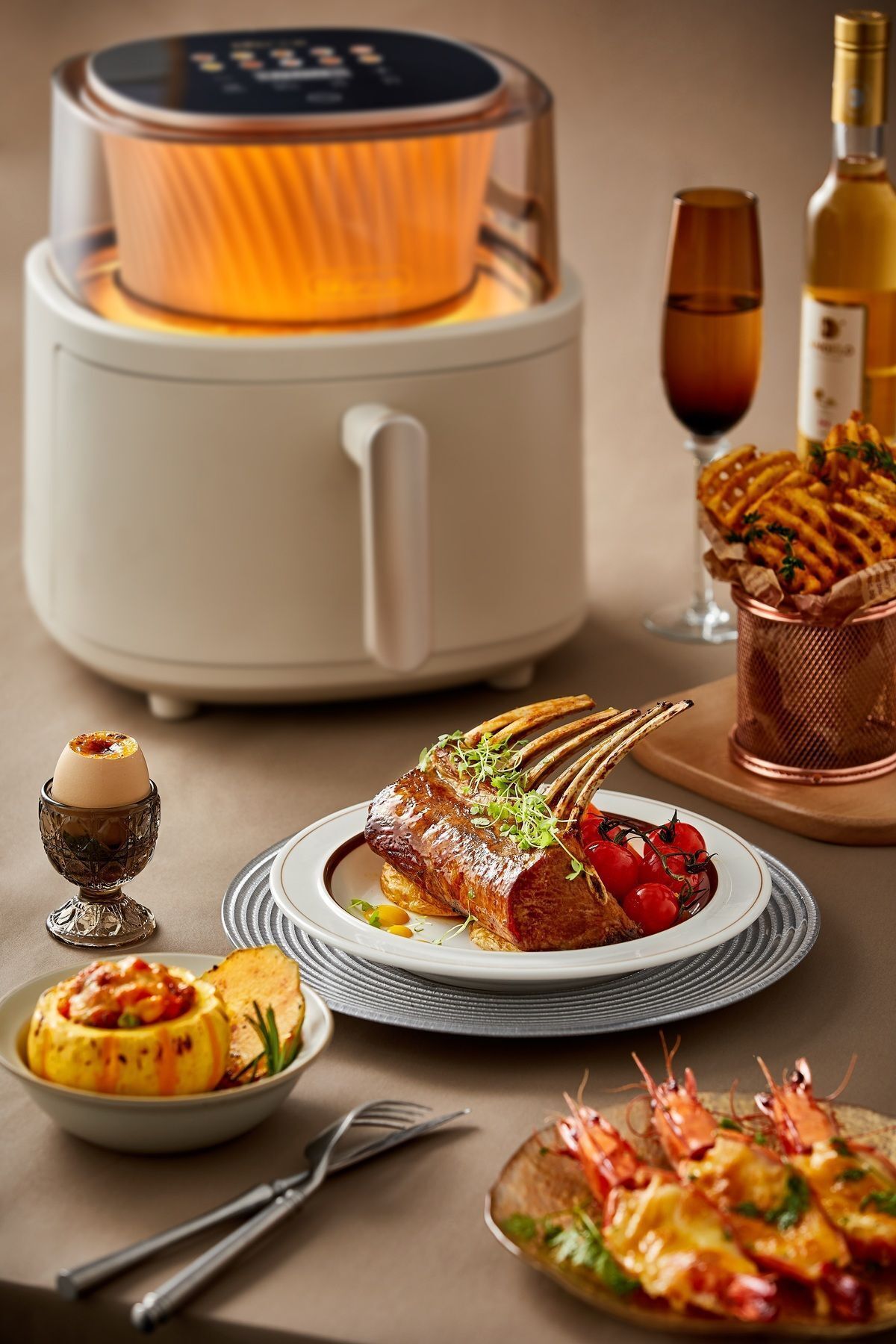 BRİZ Briz BR660 Otomatik Karıştırıcılı Zaman Ayarlı XL 6 Litre Airfryer