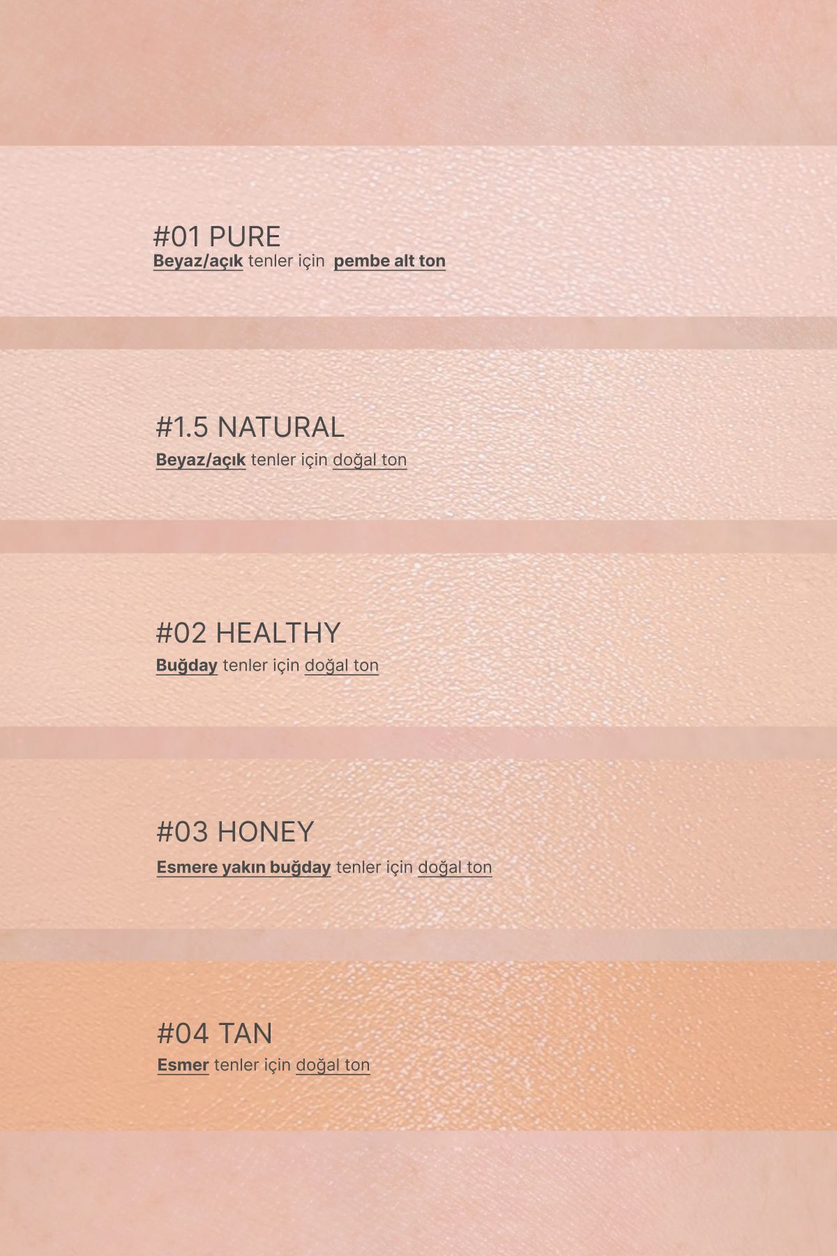 Dew Power Vegan Cushion Spf 50 Pa (KORENDY) روکش براق با سنتلا و پپتید 15 گرم #03 عسل Amuse