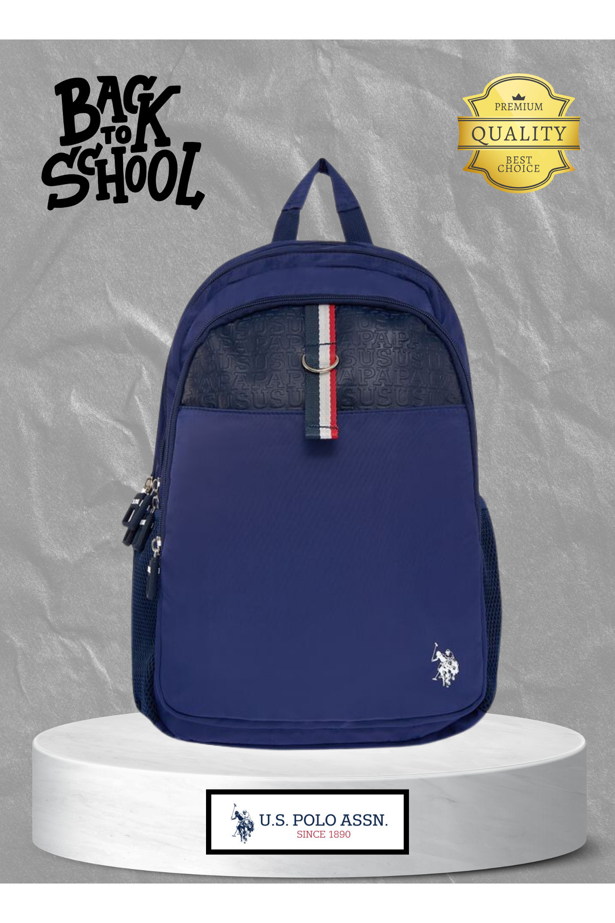 یو اس پولو کیف مدرسه‌ای رنک نیوی، کیف ممتاز