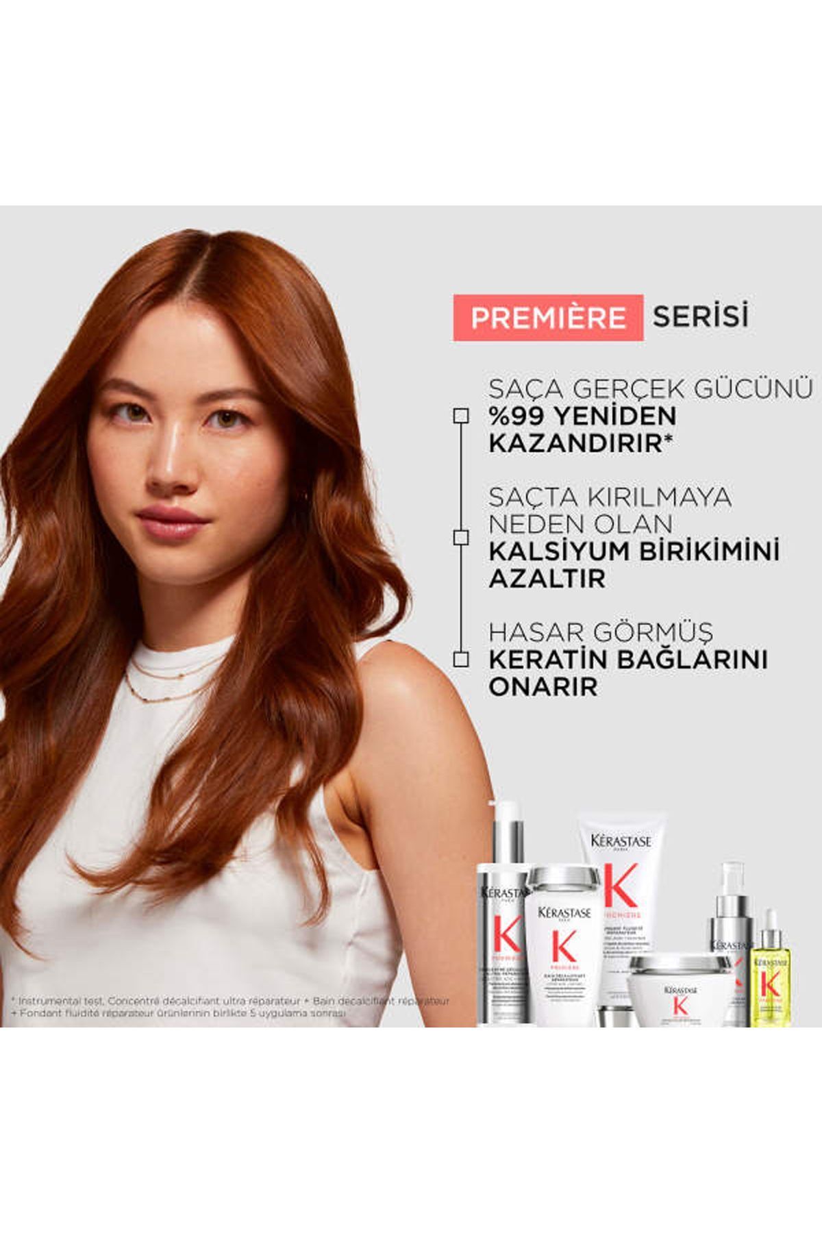 ماسک مو مردانه و زنانه PREMIERE KERATASA MASK 200 MLHAIRDRESSSEREVAKER22 برای موهای آسیب دیده Kerastase