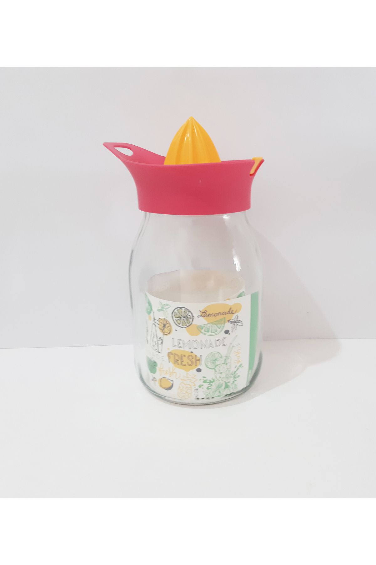 renkli çiçekler-1000 ml Citrus Juicer - Glass Lemon Bowl and Lemon Orange Grapefruit 6