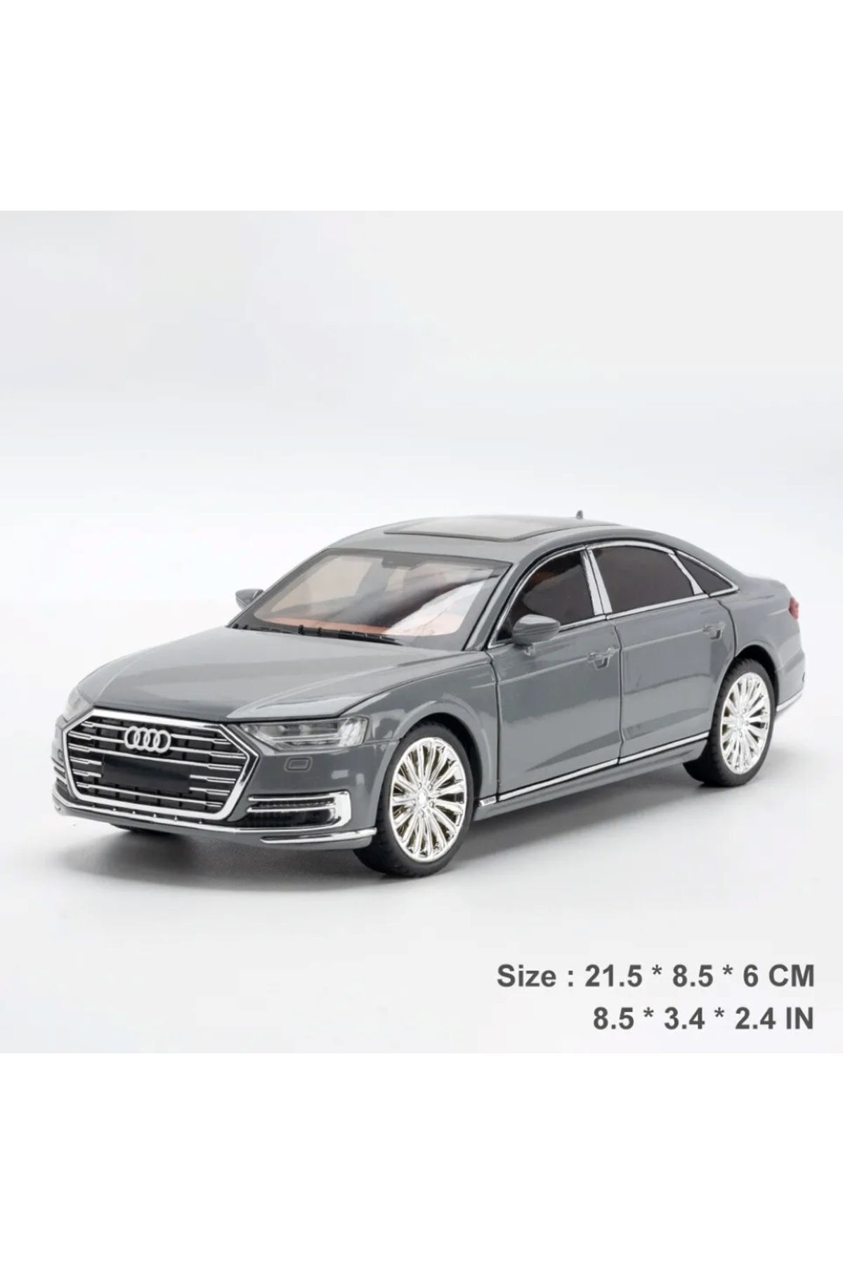 scntoys Audi A8 Araba Audi A8 Long Quattro 1:24 Diecast Metal