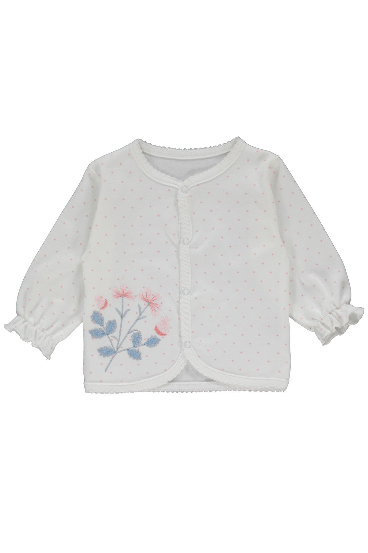 Bebetto-Interlock Floral Letters Pajamas Set with Booties - Set of 2 F1341 2