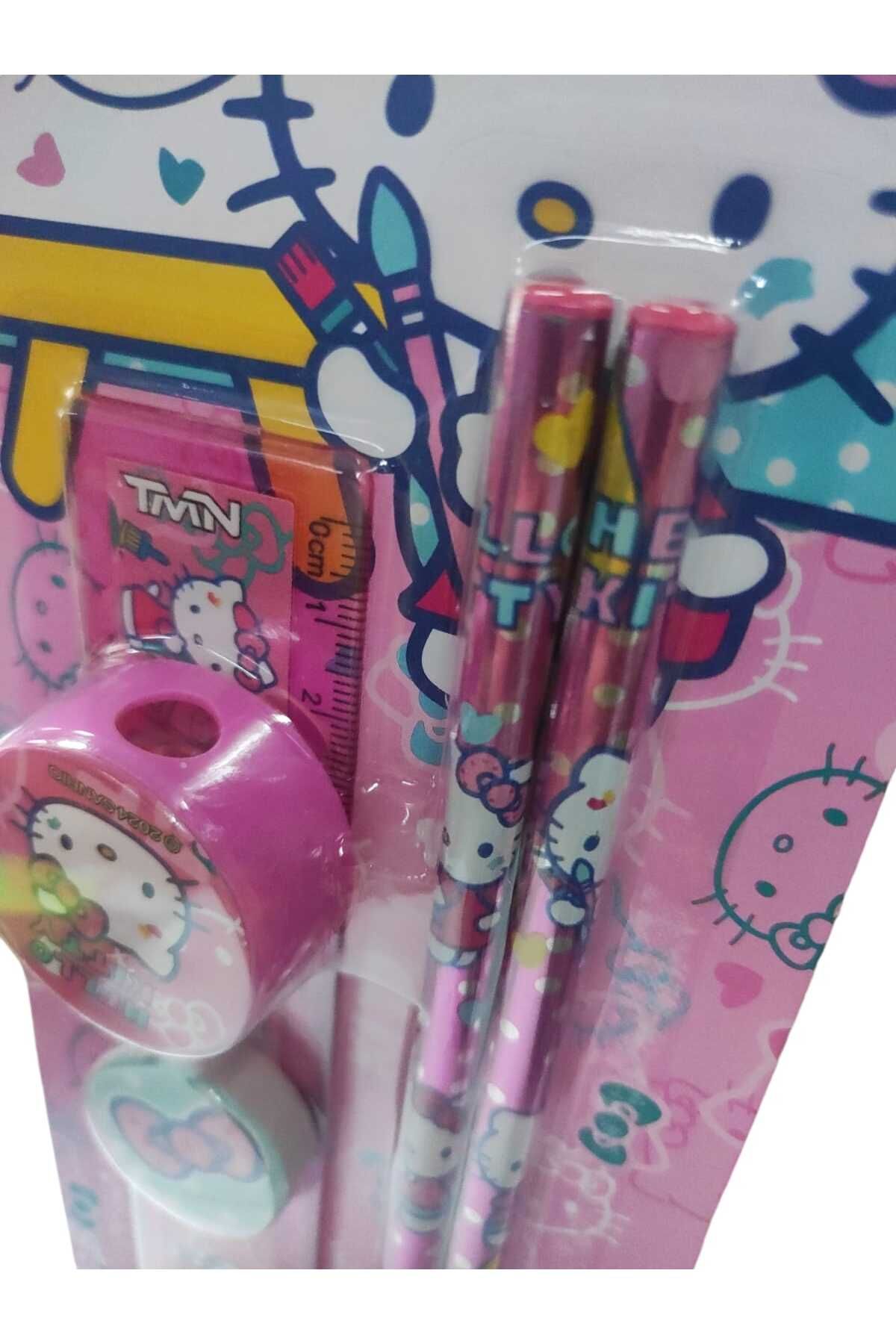 Hello Kitty-مجموعة قرطاسية مكونة من 5 قطع 3