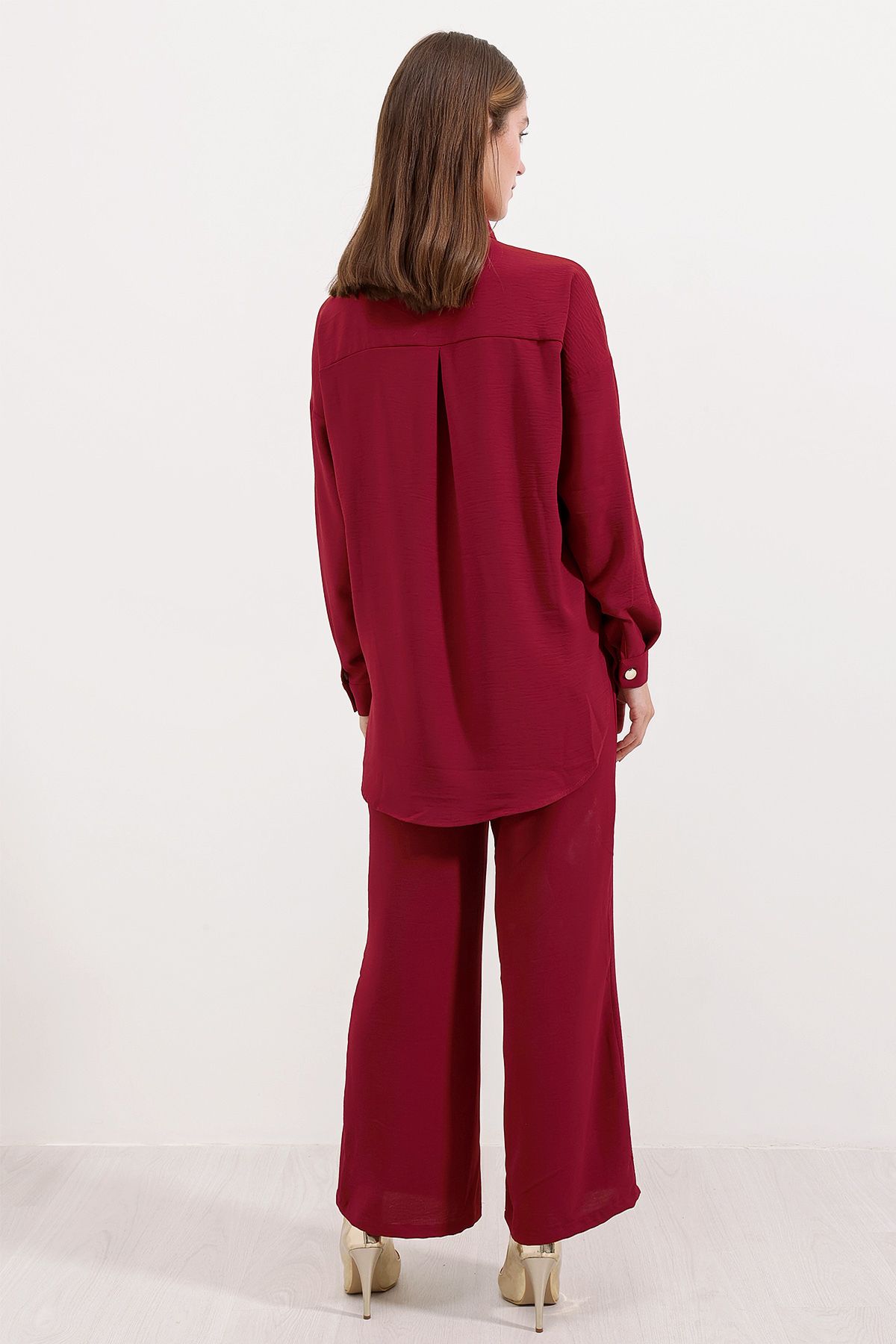 Bigdart-6631 Oversize Lower-Upper Set - Claret Red 4