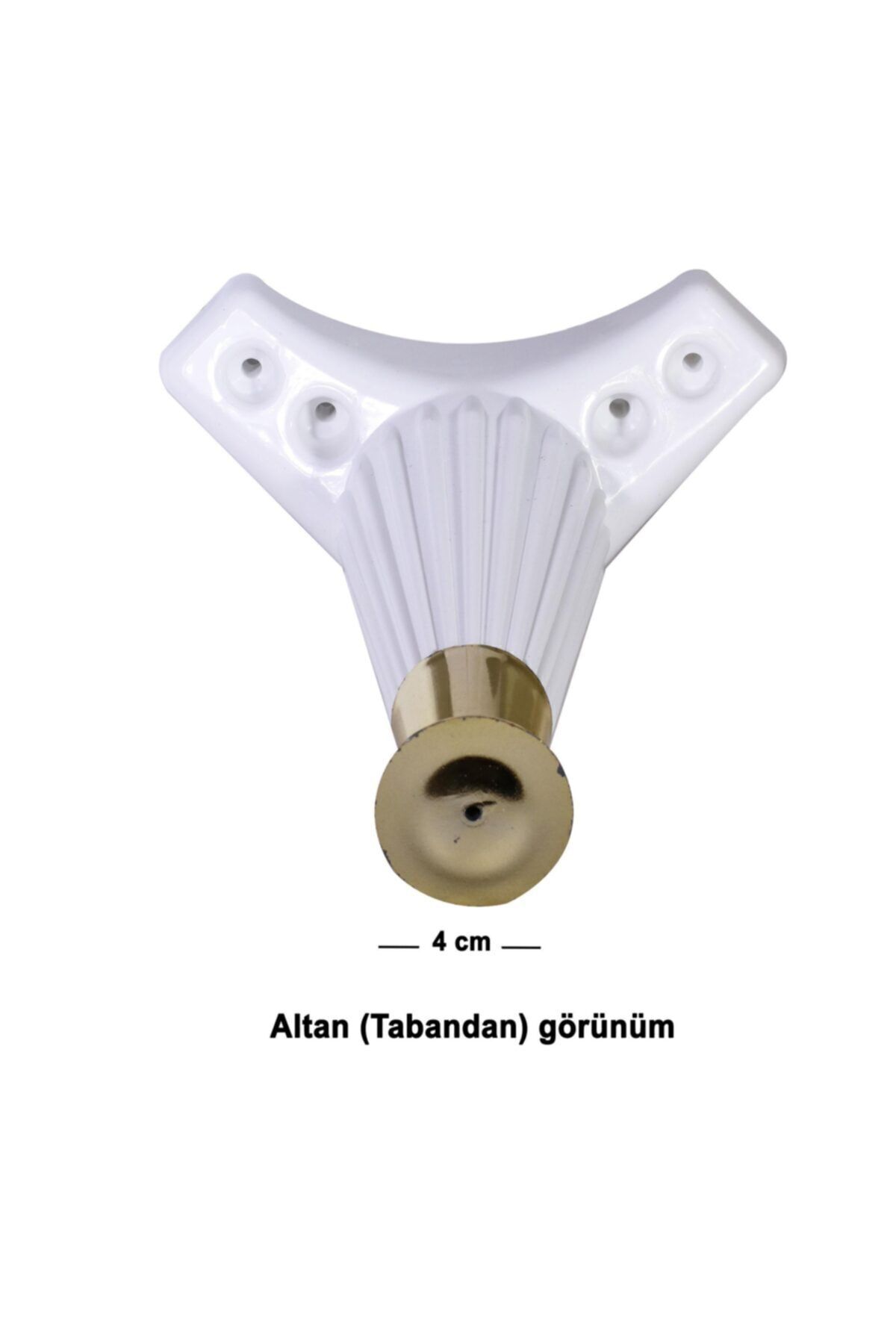 Badem10-Wetra Line 17 Cm - Mobilier din aur alb, scaun și picior de ridicare 6