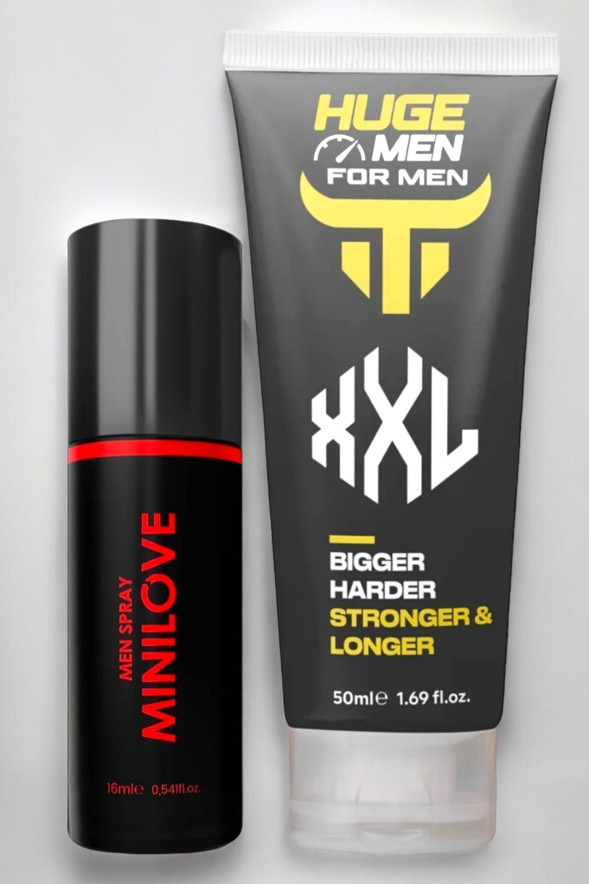 HUGE MEN Muhteşem İkili Set Geciktiricili Etkili 16 ml Sprey