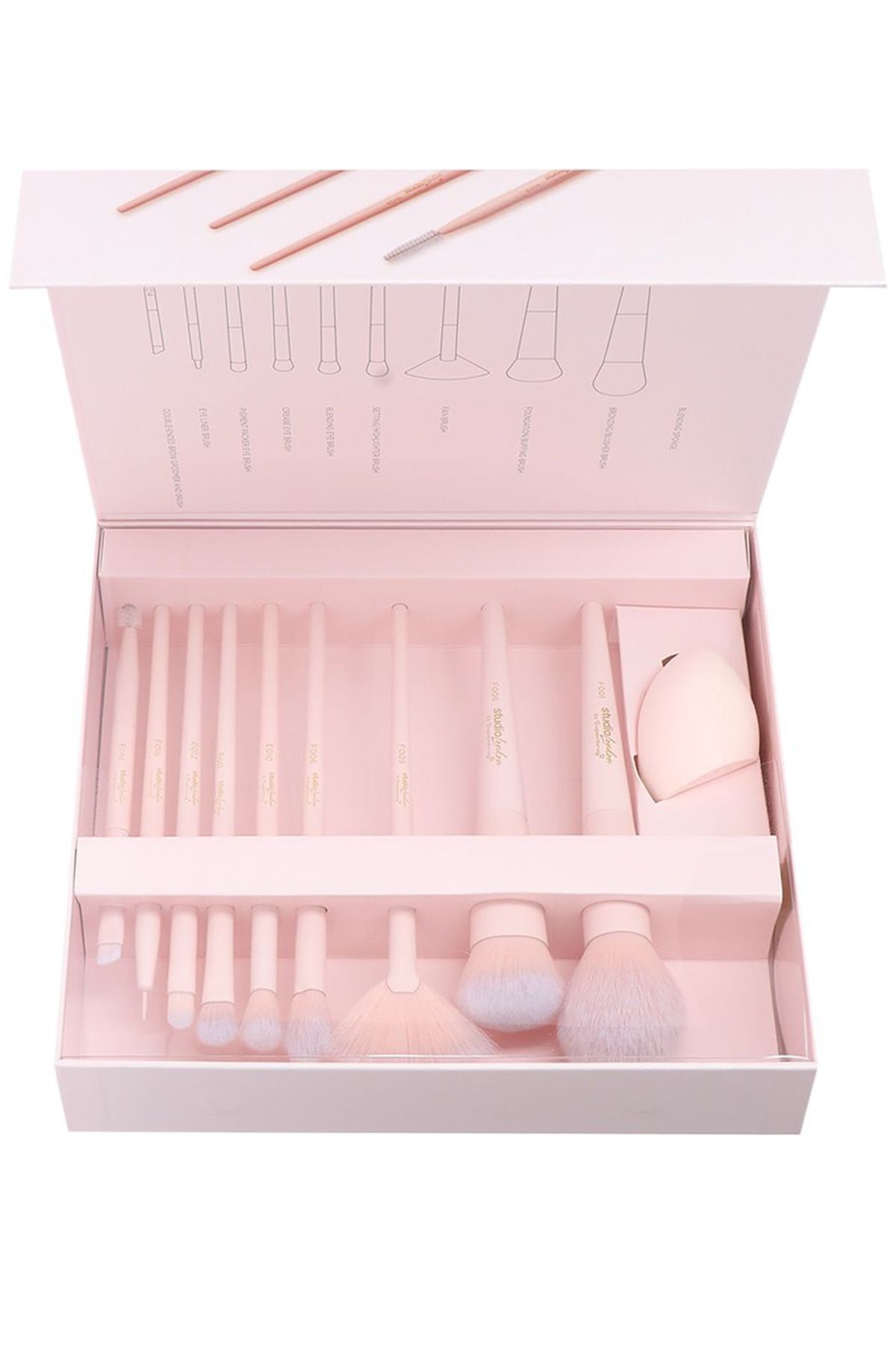 Studio London-Superdrug Studio London Brush Set 10 Pieces 2