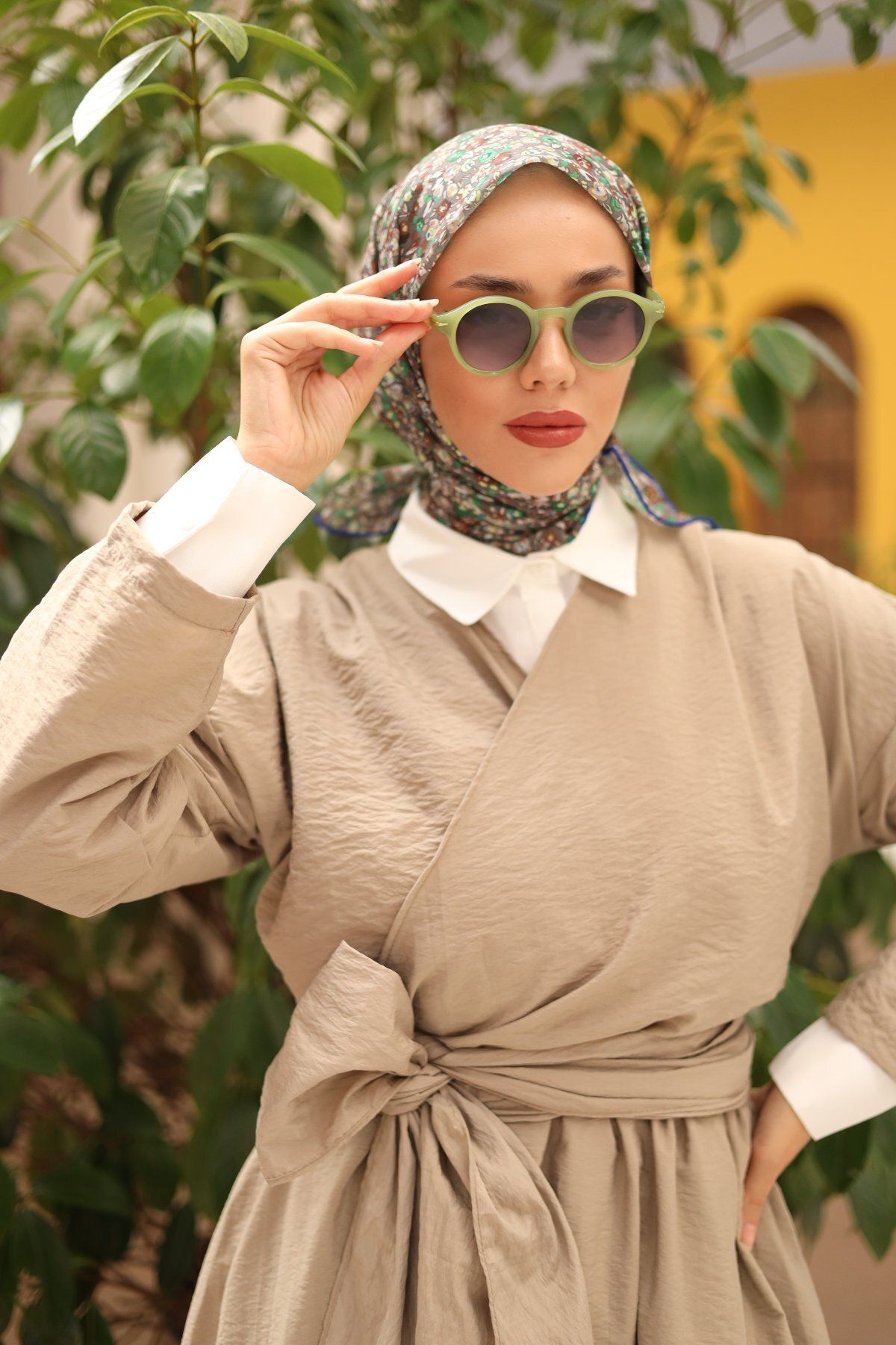 Silk Home-وشاح من القطن الناعم بنمط القرنفل 2