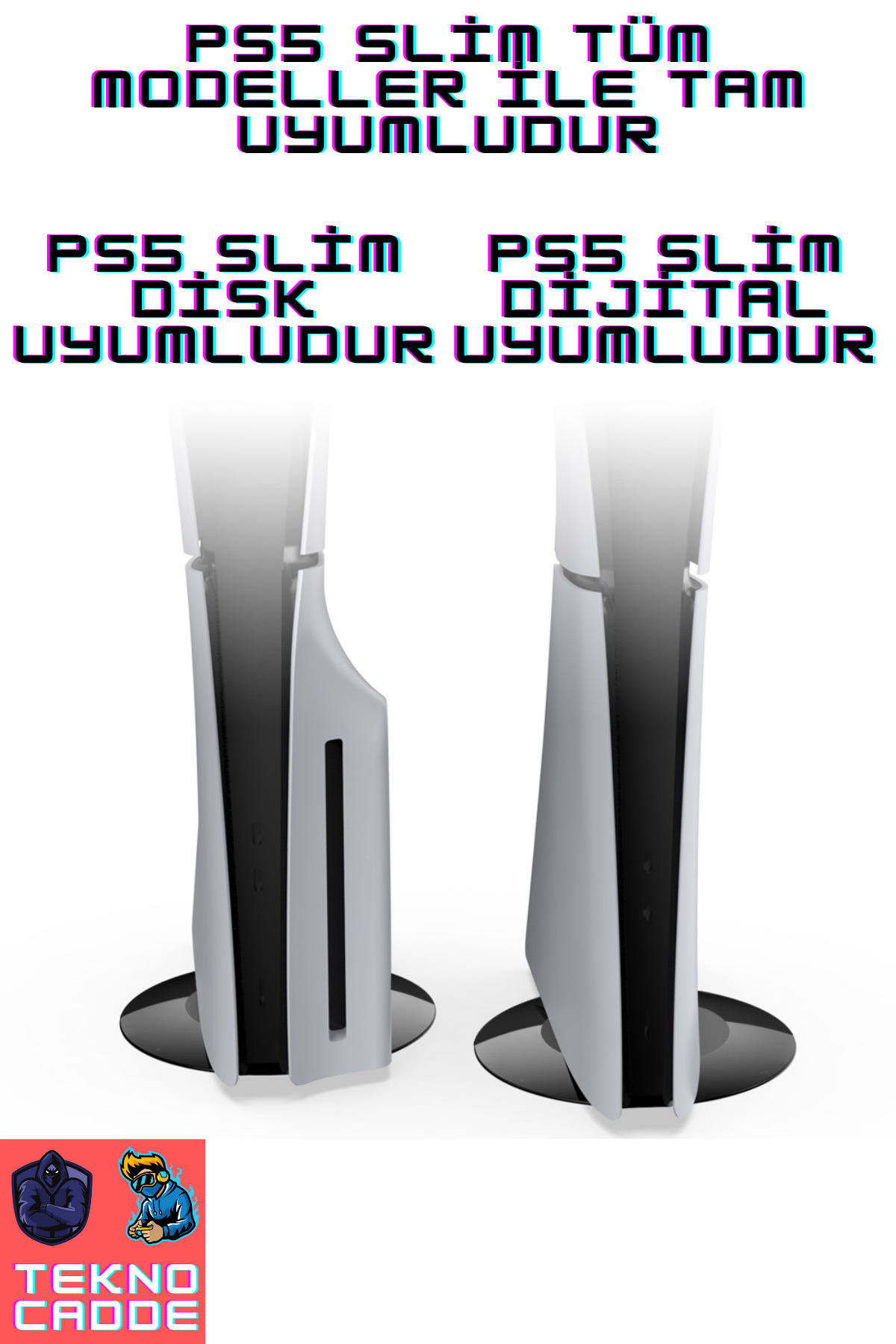 TP5-3573 Ps5 Slim Disk/Ps5 Slim Dijital Uyumlu ULTRA İNCE DİKEY STAND 2