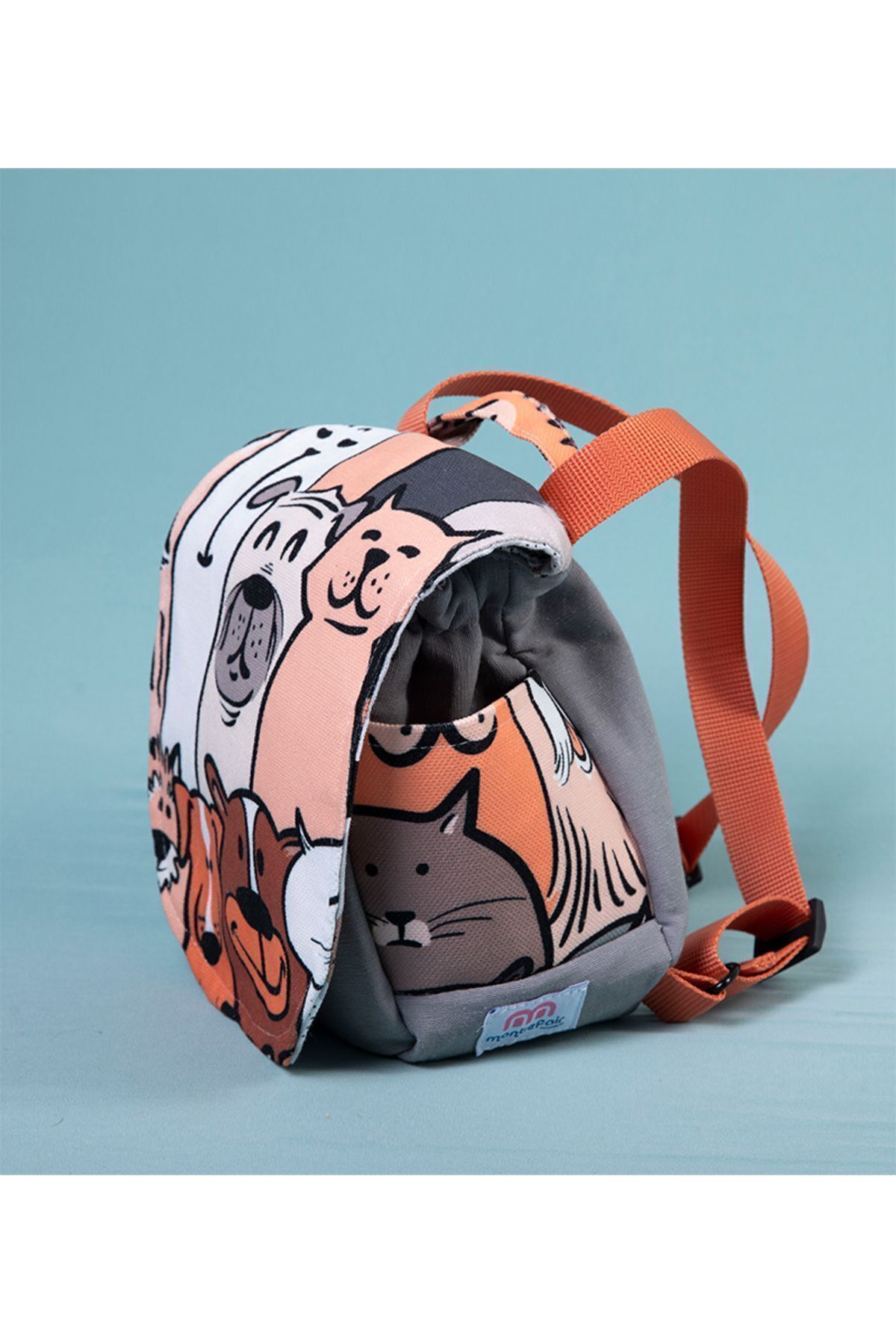 Kindergarten Kindergarten Dog Faces 101 Children's Backpack 25x20x15 - Pen Holder Gift