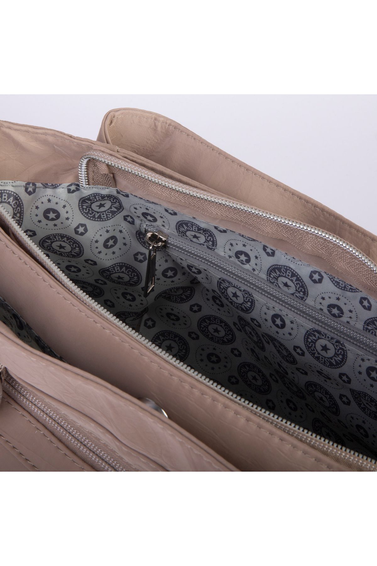NAS BAG Su Geçirmez Kumaş Kadın Omuz Çantası Ultra Hafif (En:32xBoy:24)