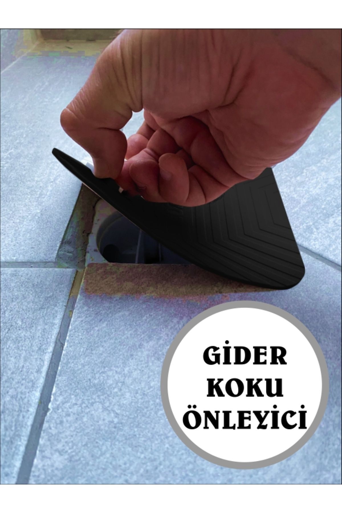 COZLEY Kötü Koku Önleyici Silikon Mat Banyo Mutfak Lavabo Balkon Gider Tıpası Kapağı Böcek Önleyici Siyah