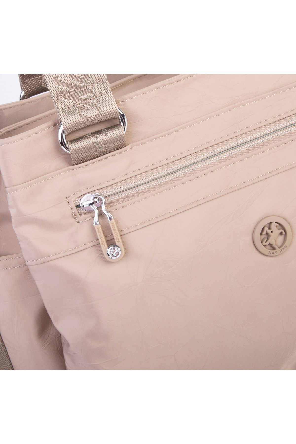 NAS BAG Su Geçirmez Kumaş Kadın Omuz Çantası Ultra Hafif (En:32xBoy:24)