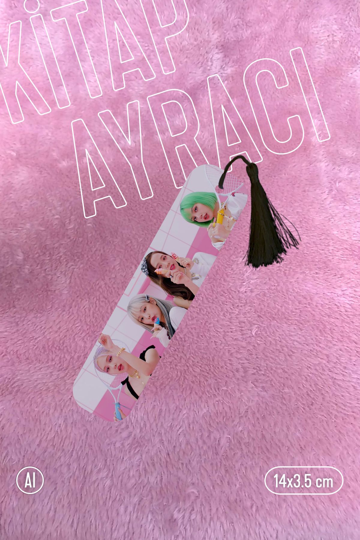 Tenda-Black Rose Bookmark 1