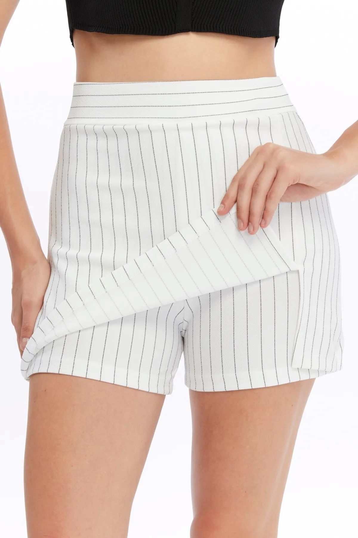 SEVENLINE Fusta Mini Short Cu Dună Femeie Femeie - XS
