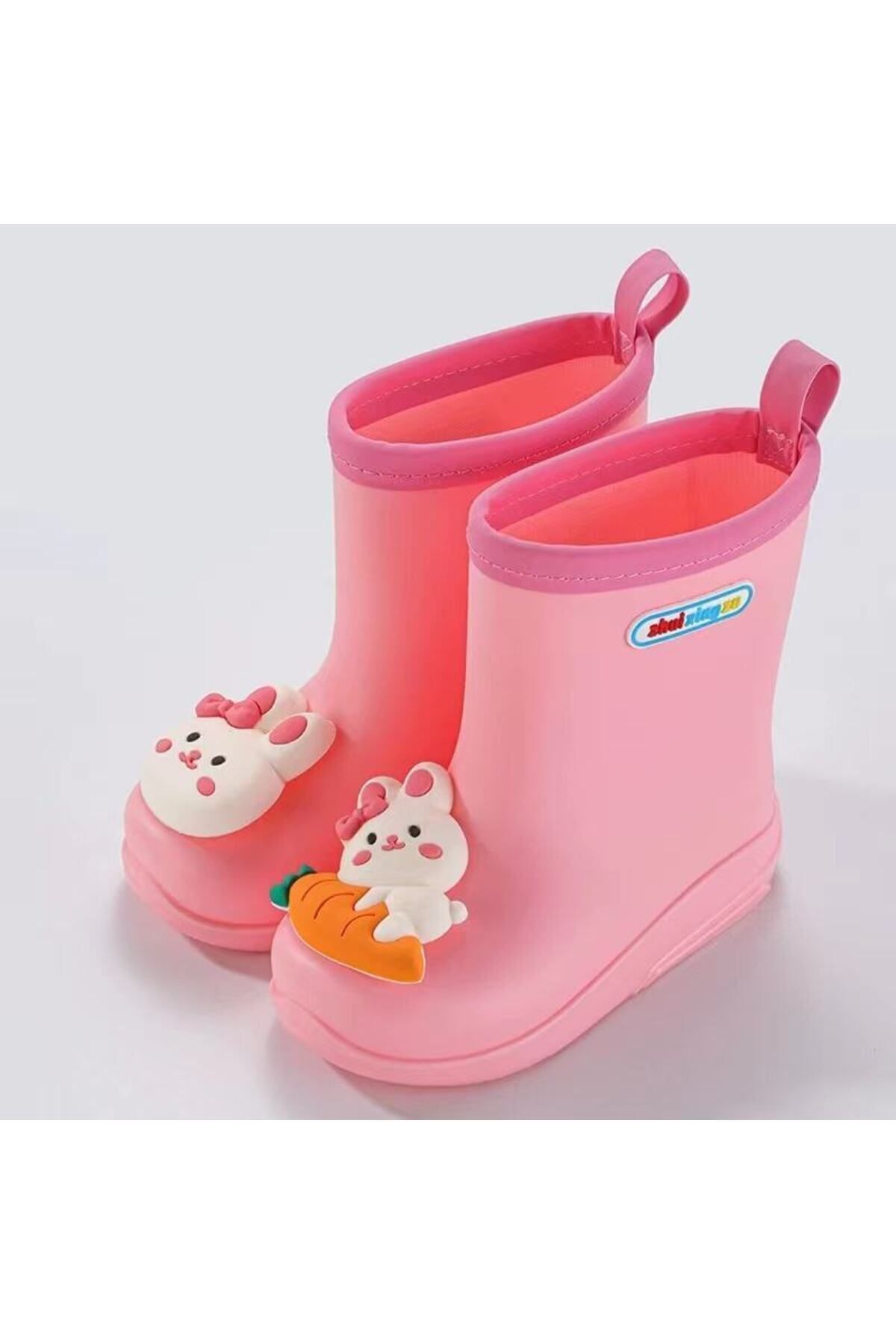 Hot pink rubber boots store