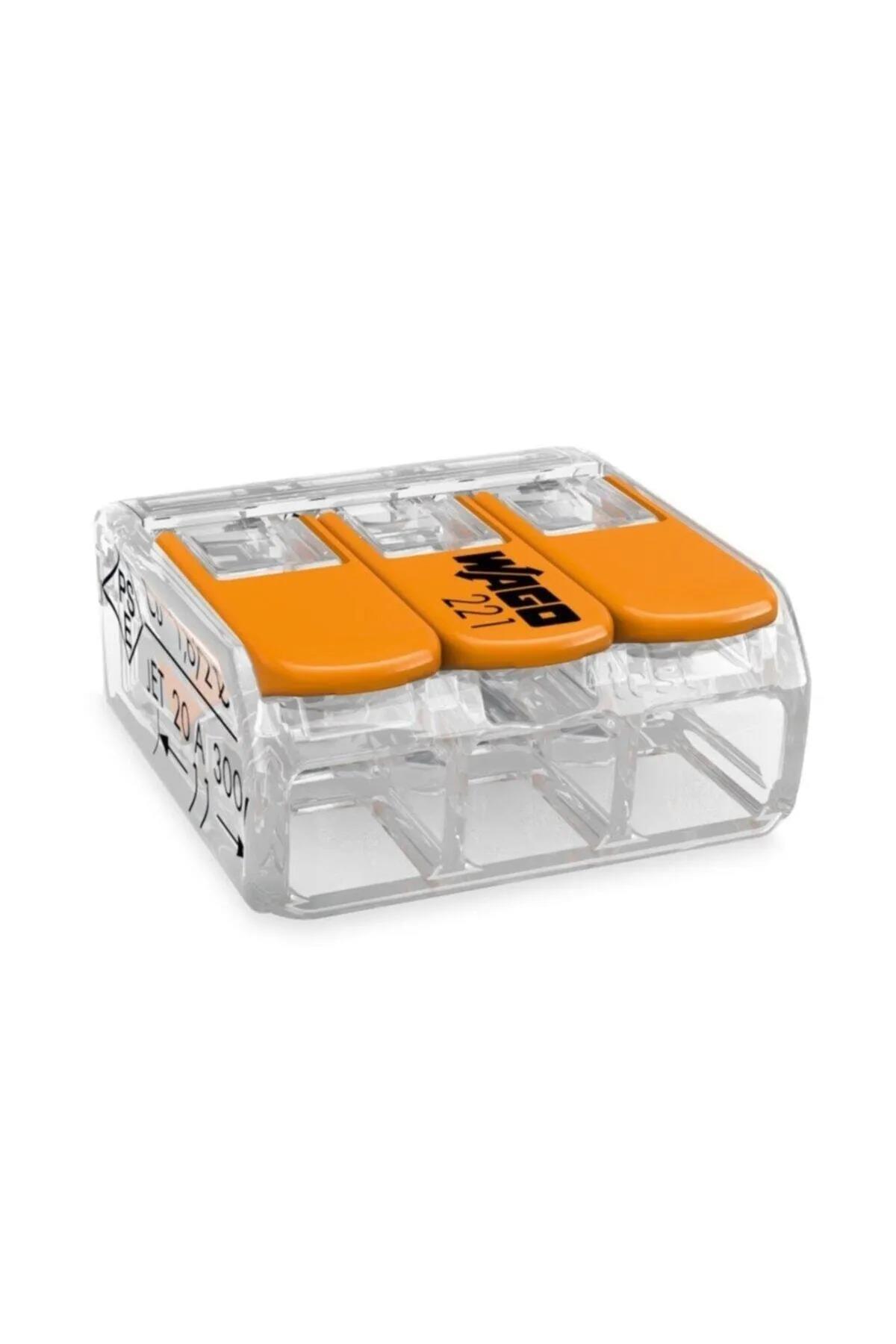 WAGO Çok Amaçlı Konnektör 3x4mm (50AD) Wag221413