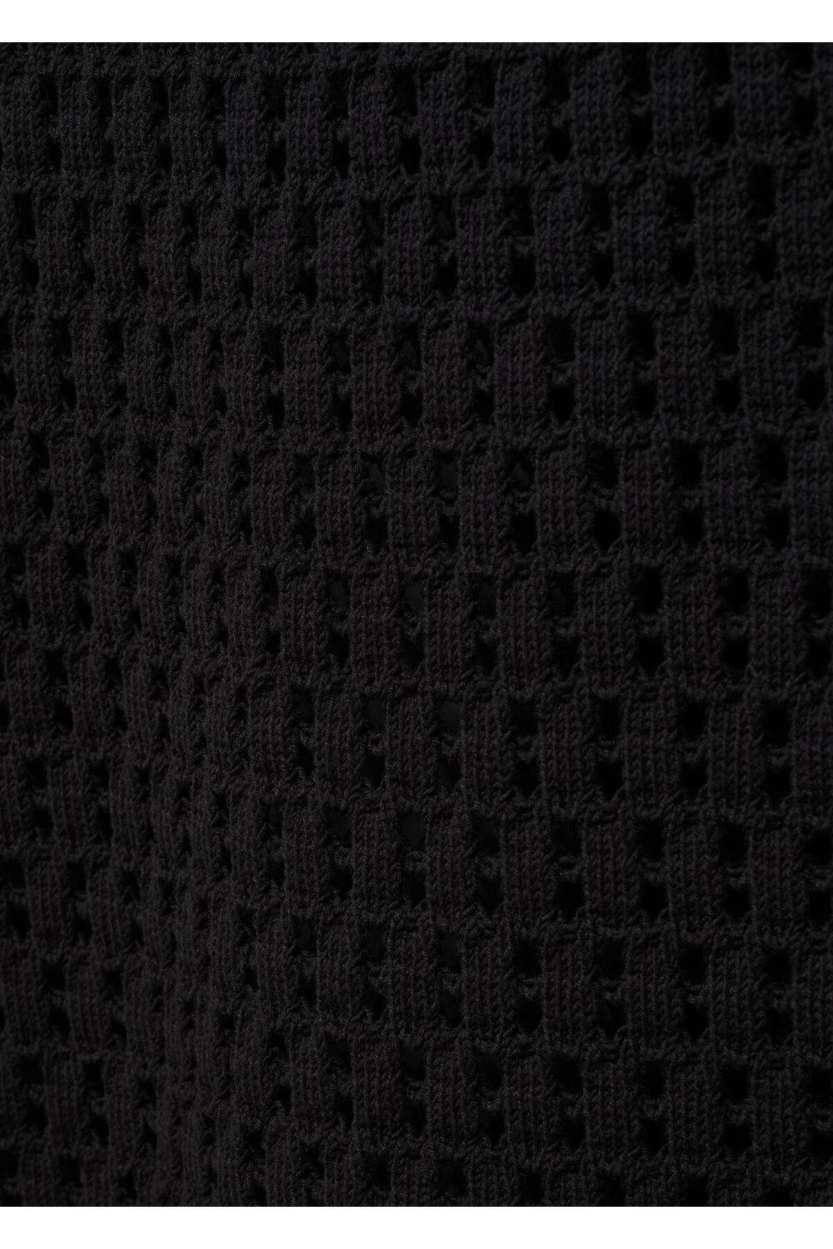 MANGO Woman-Openwork Knitted Knit Skirt - Comfortable and Stylish Design 6