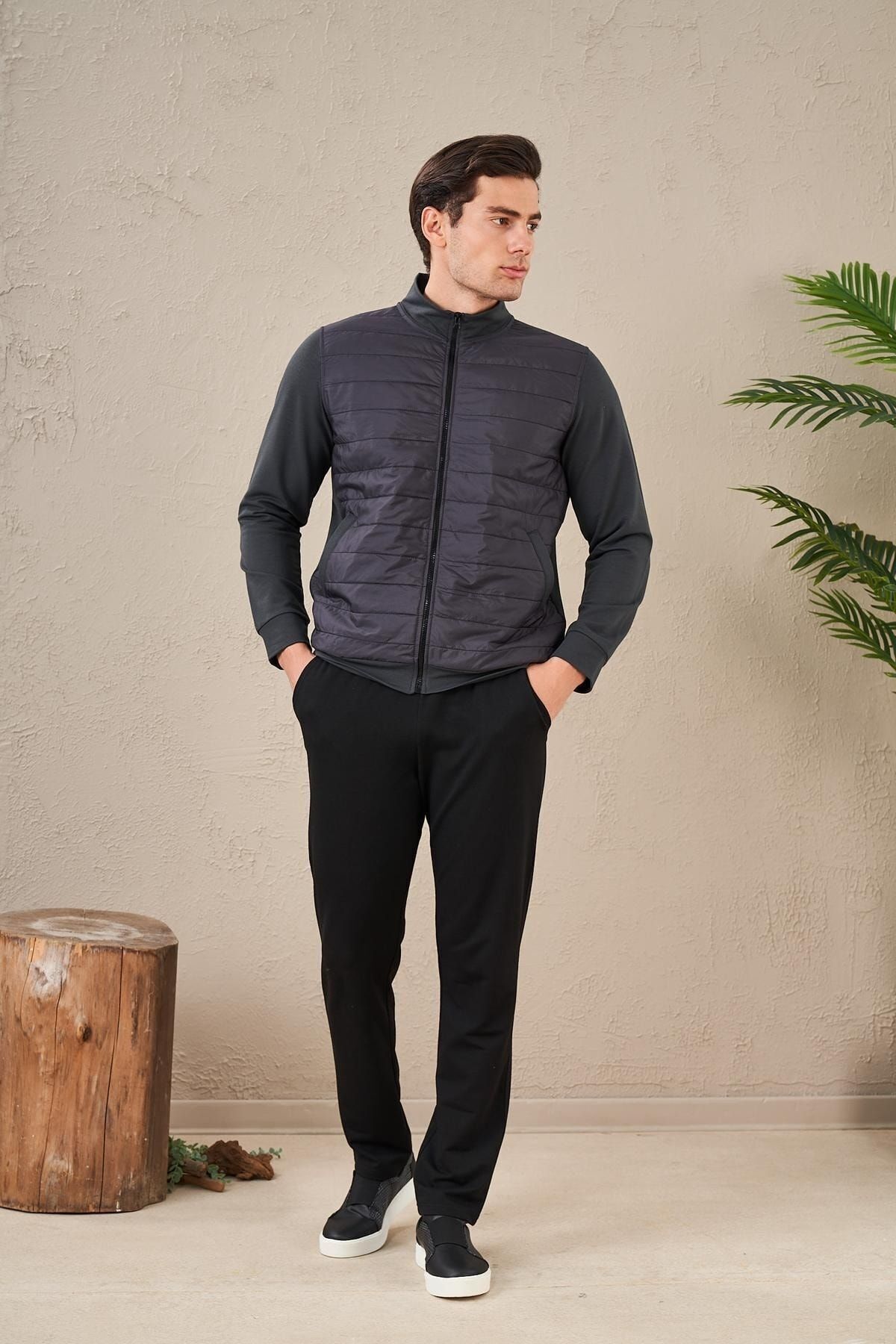 PJS-23724 Men's Zippered Tracksuit Set 3