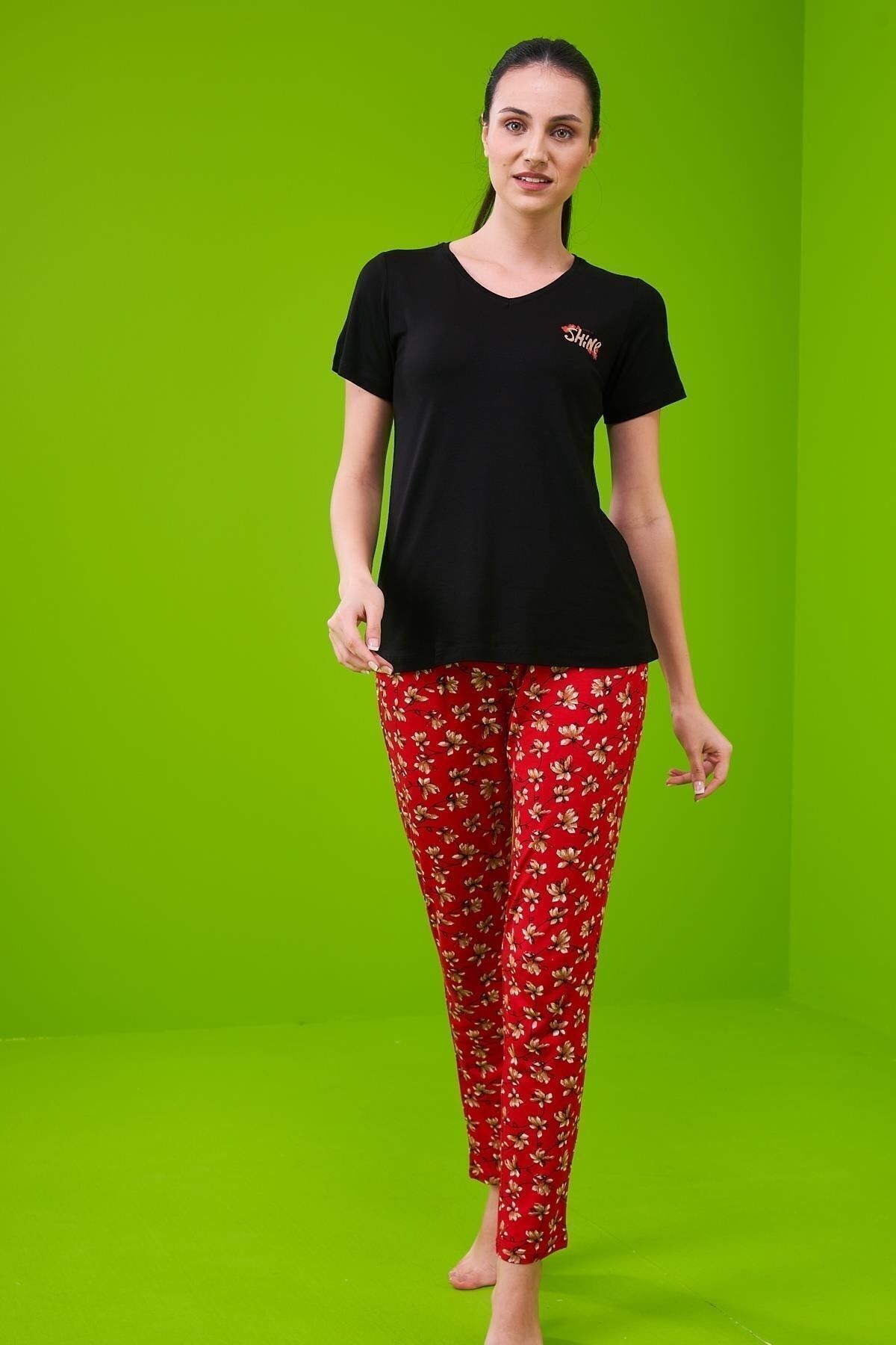 PJS-Sleepwear 23231 Γυναικείο Σετ Πυτζάμες με σχέδια 2