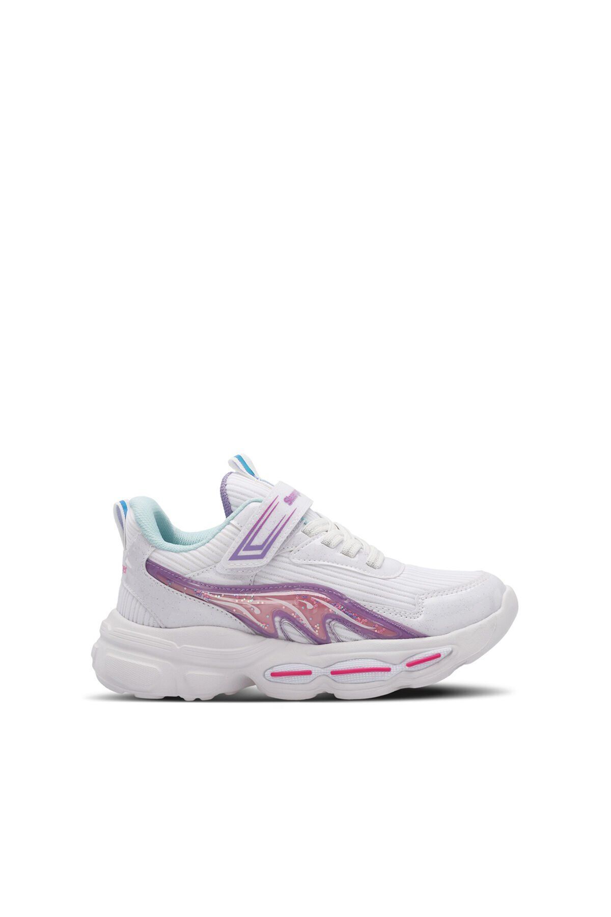 کفش کتانی دخترانه NOELA سفید / فوشیا Slazenger