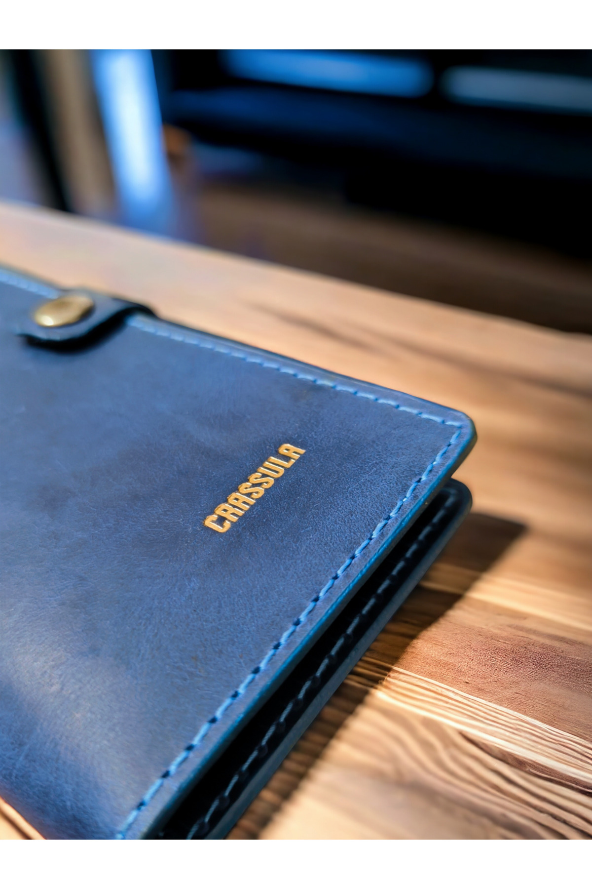 کیف پول مردانه آبی CRASSULA PREMIUM LEATHER | TYCB7D8970E2D27700 اورجینال - تصویر 7