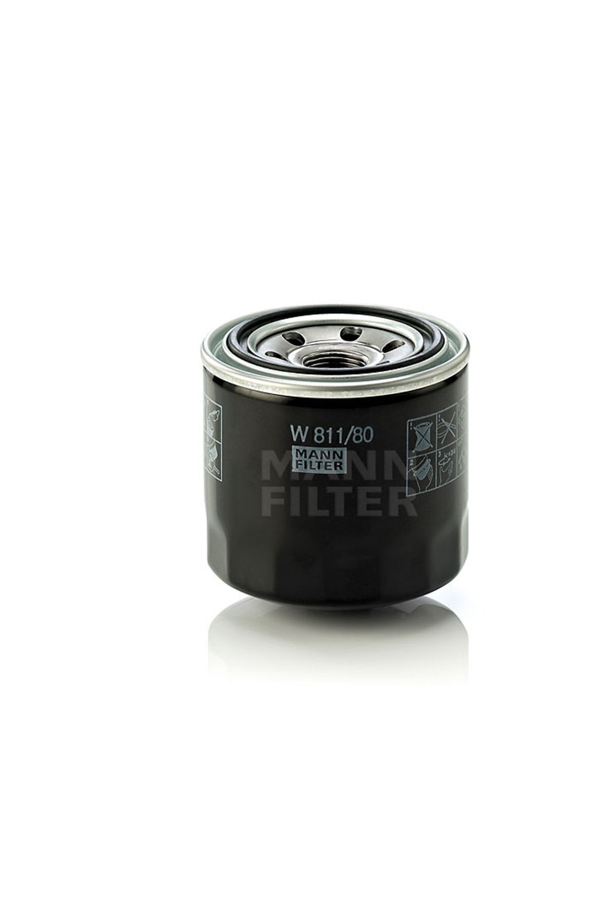 Mann-Filter Hyundai Accent 1.5 Benzinli Uyumlu Yağ Filtresi 2001-2005