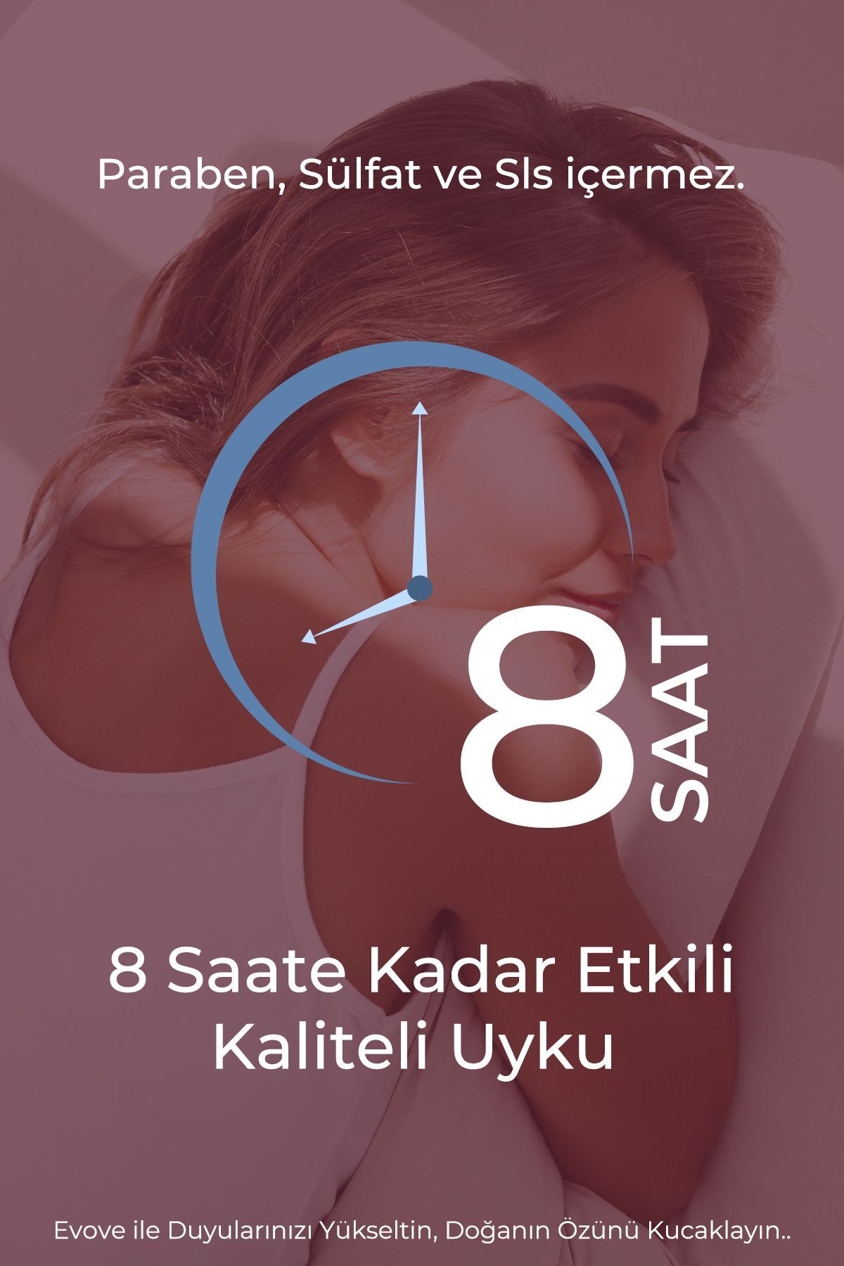 Evove Cosmetics 250 ML Bebek Pudrası Uyku ve Yastık Spreyi Rahatlatıcı Uyku Ve Dinlenme Sleep And Pillow Spray fotoğrafı 4 (önizleme)