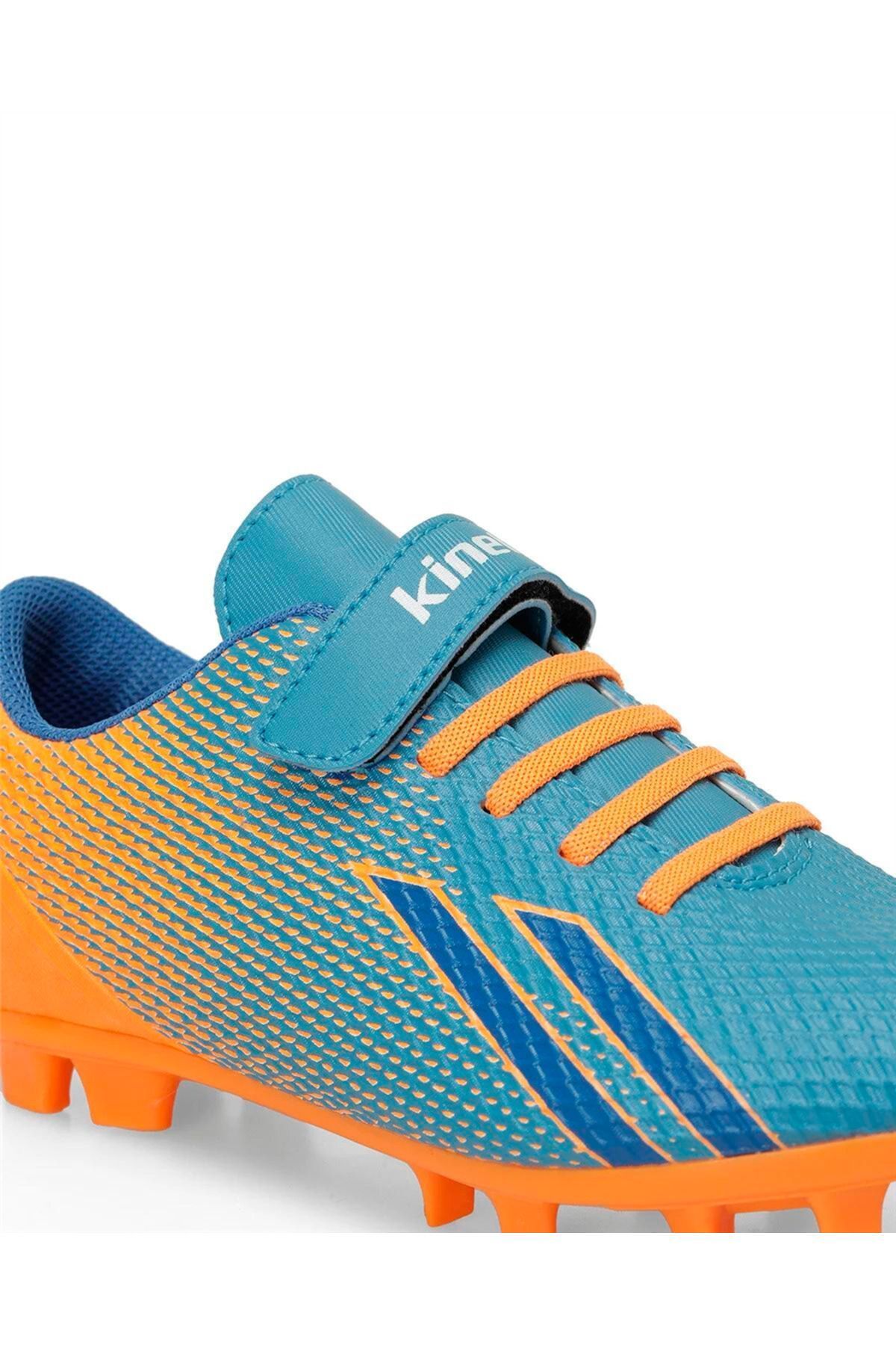 Kids football cleats orange discount