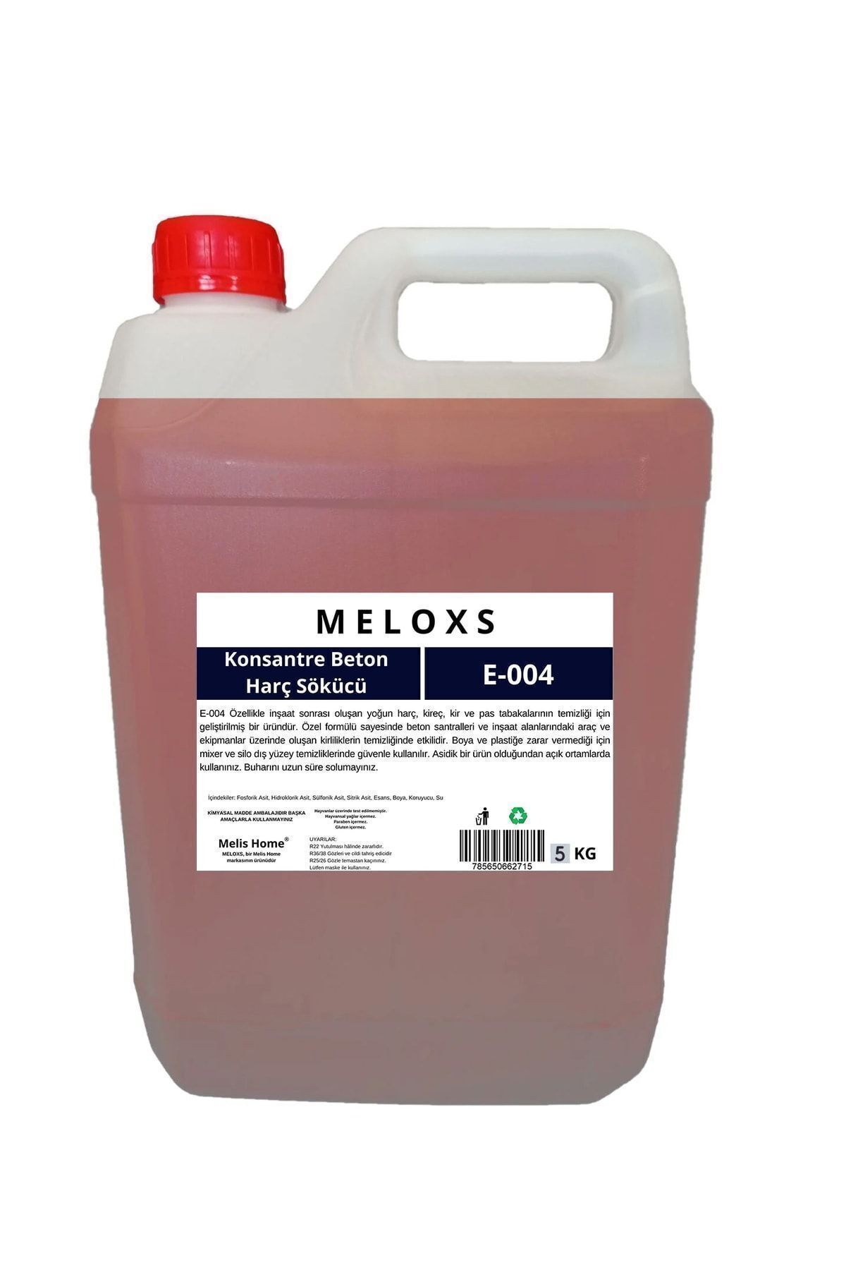 Melis Home Beton Harç Sökücü, 5 Kg, Konsantre, Beton Çözücü, Harç Çözücü