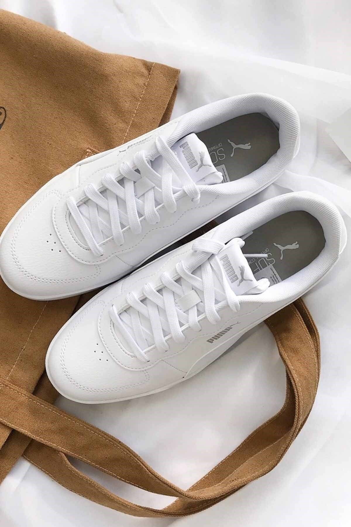 کفش پیاده روی سفید زنانه های ورزشی B7 روزانه 02 2 Puma