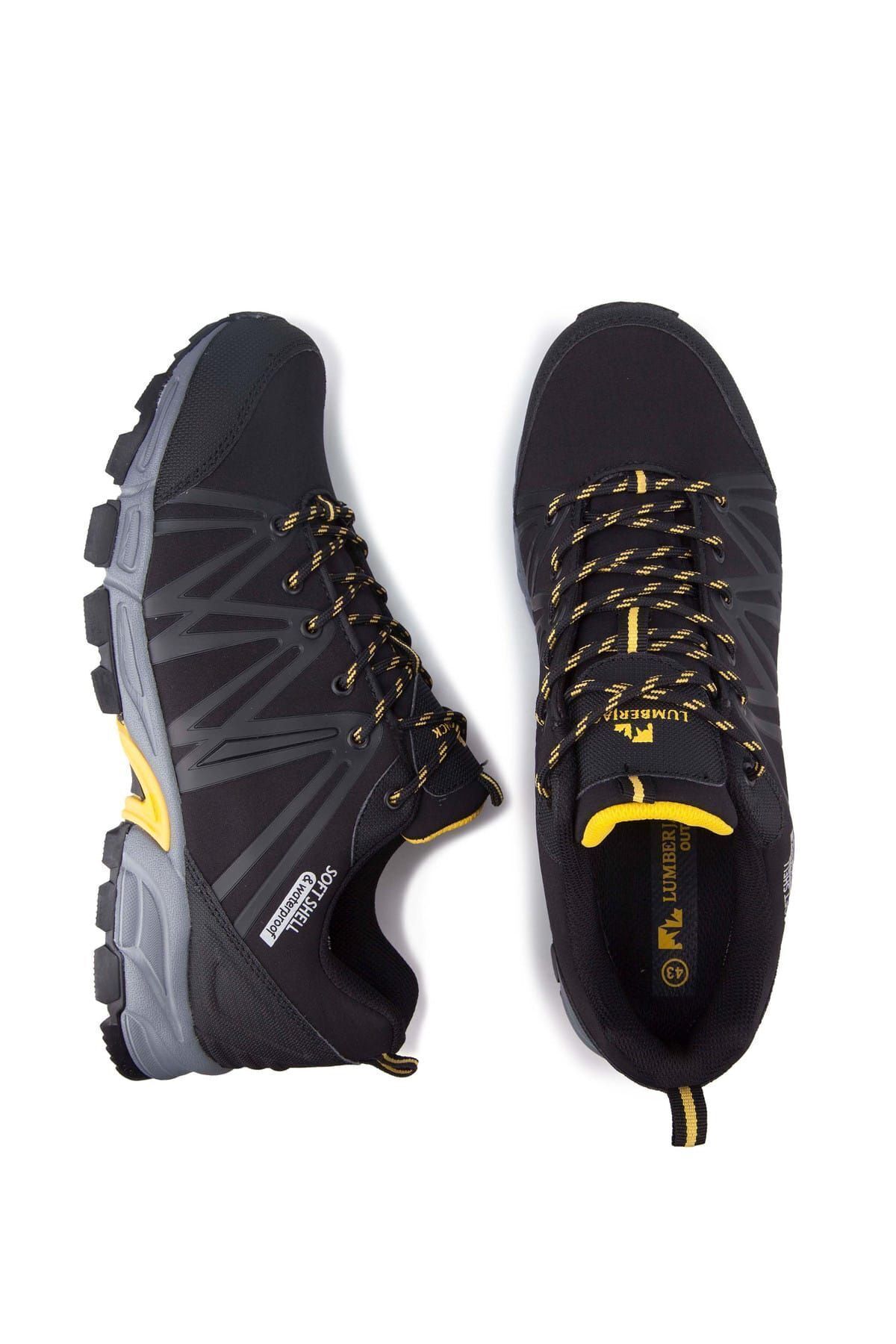 lumberjack-Unisex Black Outdoor Shoes 7