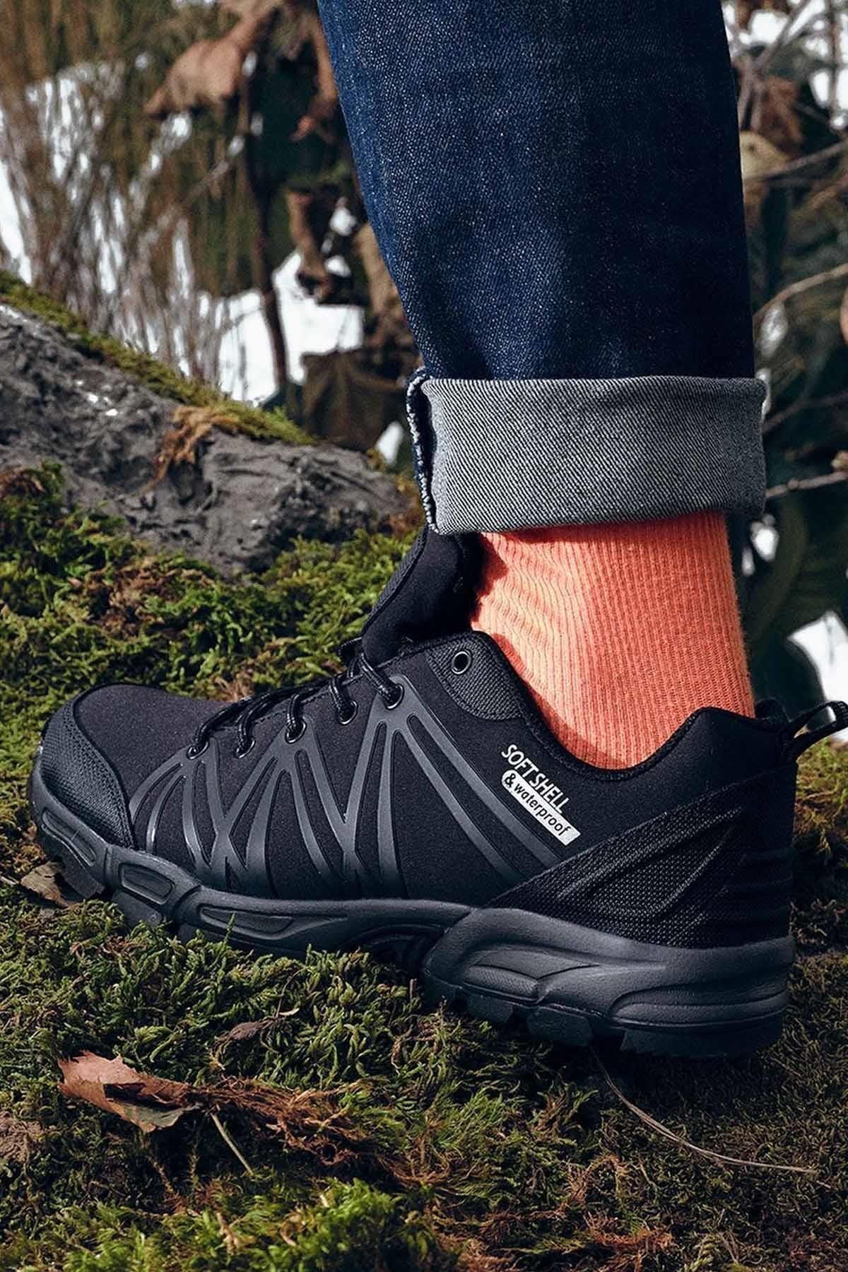 کفش ضد آب مردانه Shell Black B9 101387047-2black Lumberjack