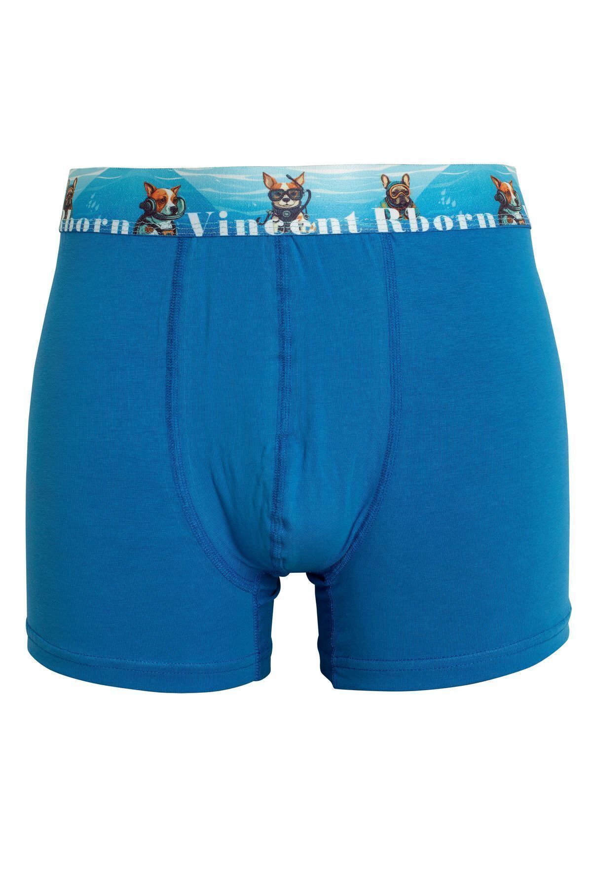 باکسر مردانه آبی Vincent Rborn | WTRSCB2023 اورجینال - تصویر 3