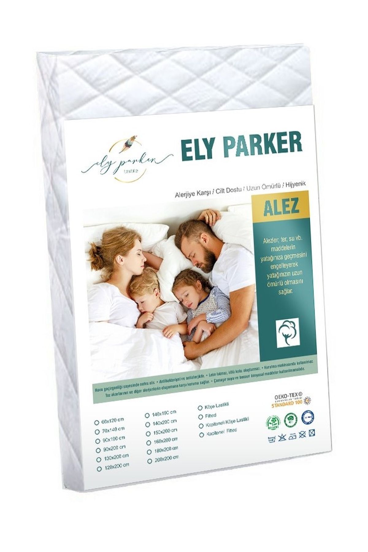 محافظ تشک  سفید ELY PARKER | YSTK79 اورجینال - تصویر 6