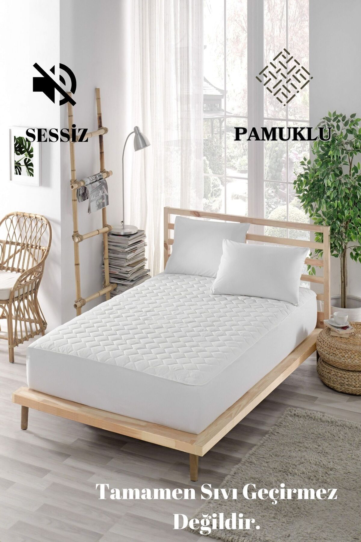 Colored Undersheet White-Liquid Proof-Cotton Quilted Fitted-Double-Single -Baby Undersheet