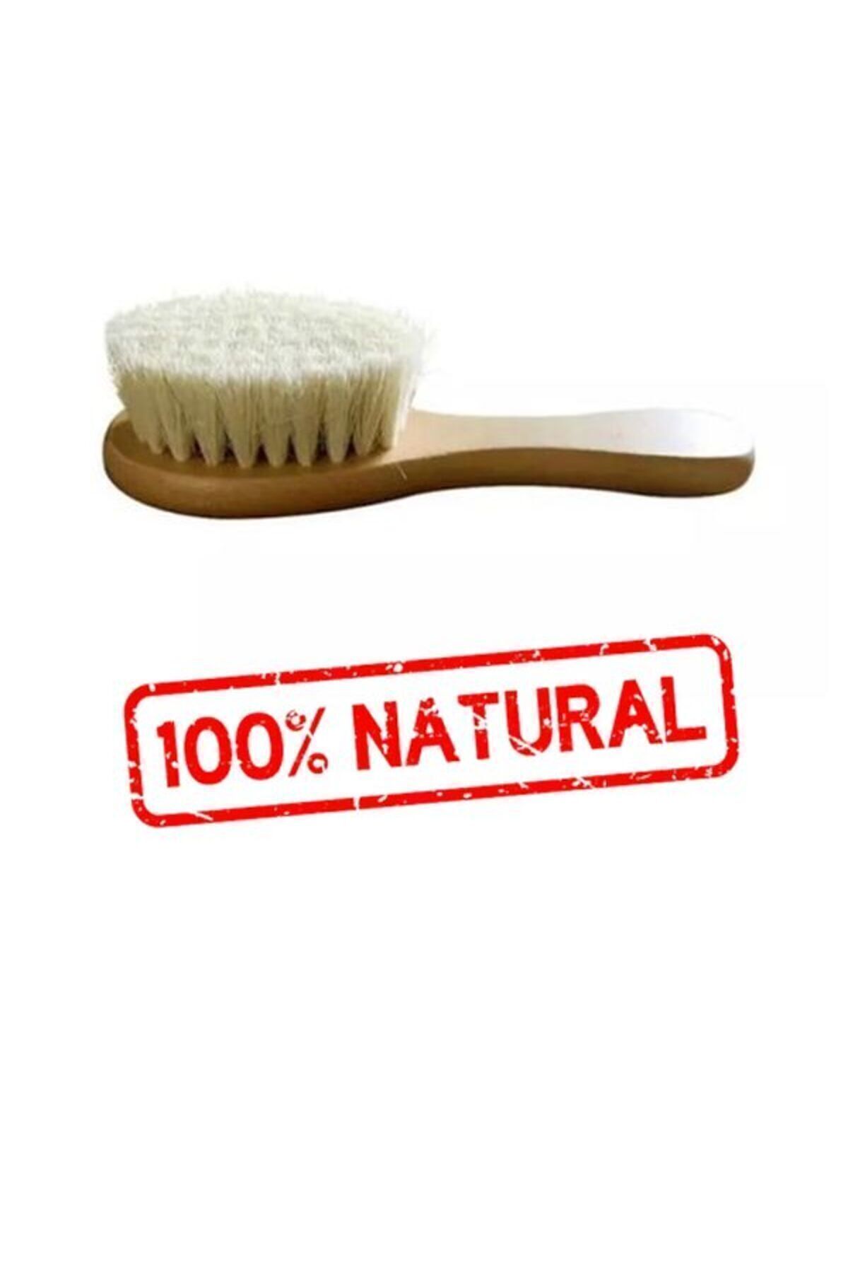 fikirstore %100 Gerçek Keçi Kılı Doğal Yumuşacık Bebek Saç Fırçası Ve Doğal Ahşap Tarak Seti fotoğrafı 5 (önizleme)