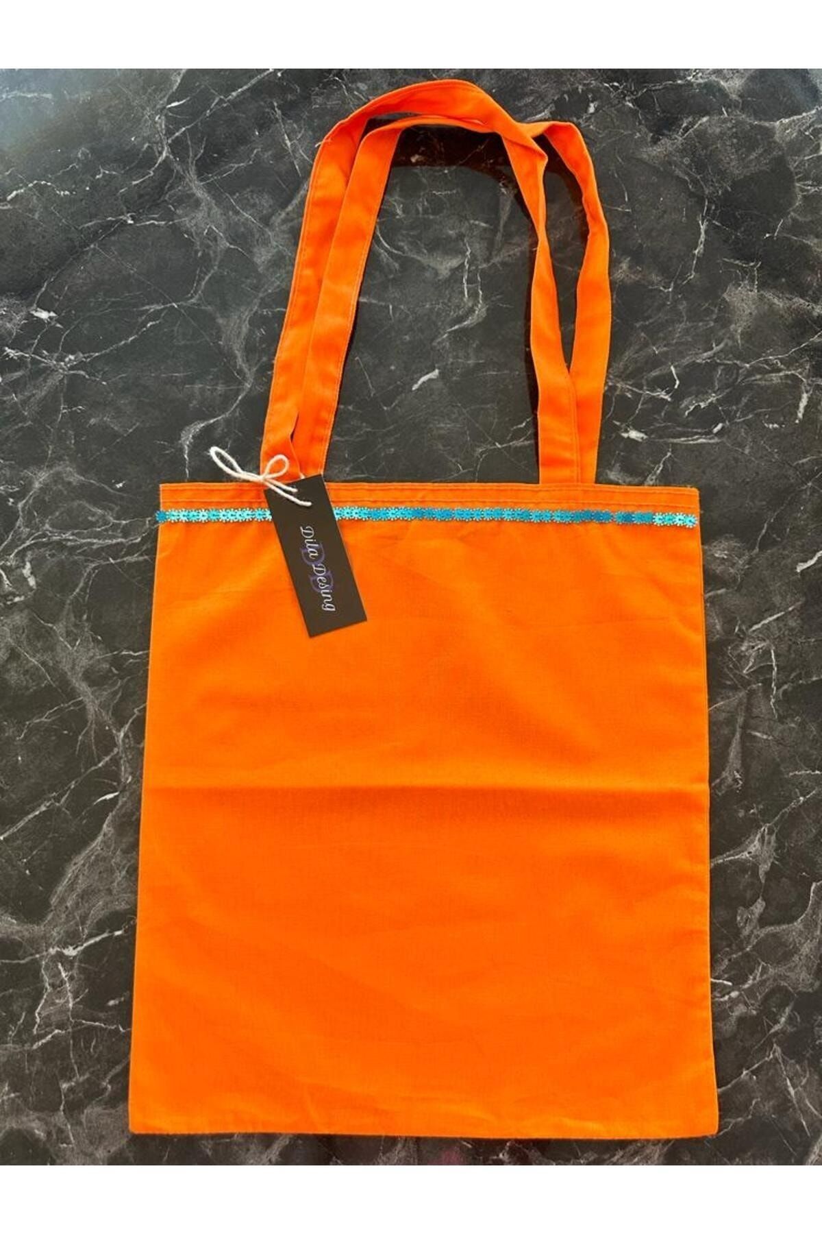 کیف خرید پارچه کتانی خام پولک دار Dila Desing