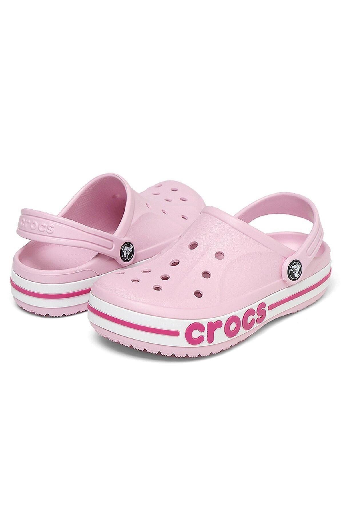 صندل ورزشی صورتی پسرانه و دخترانه بچگانه 207019 6TG Bayaband Clog Sandals Baby Children Crocs